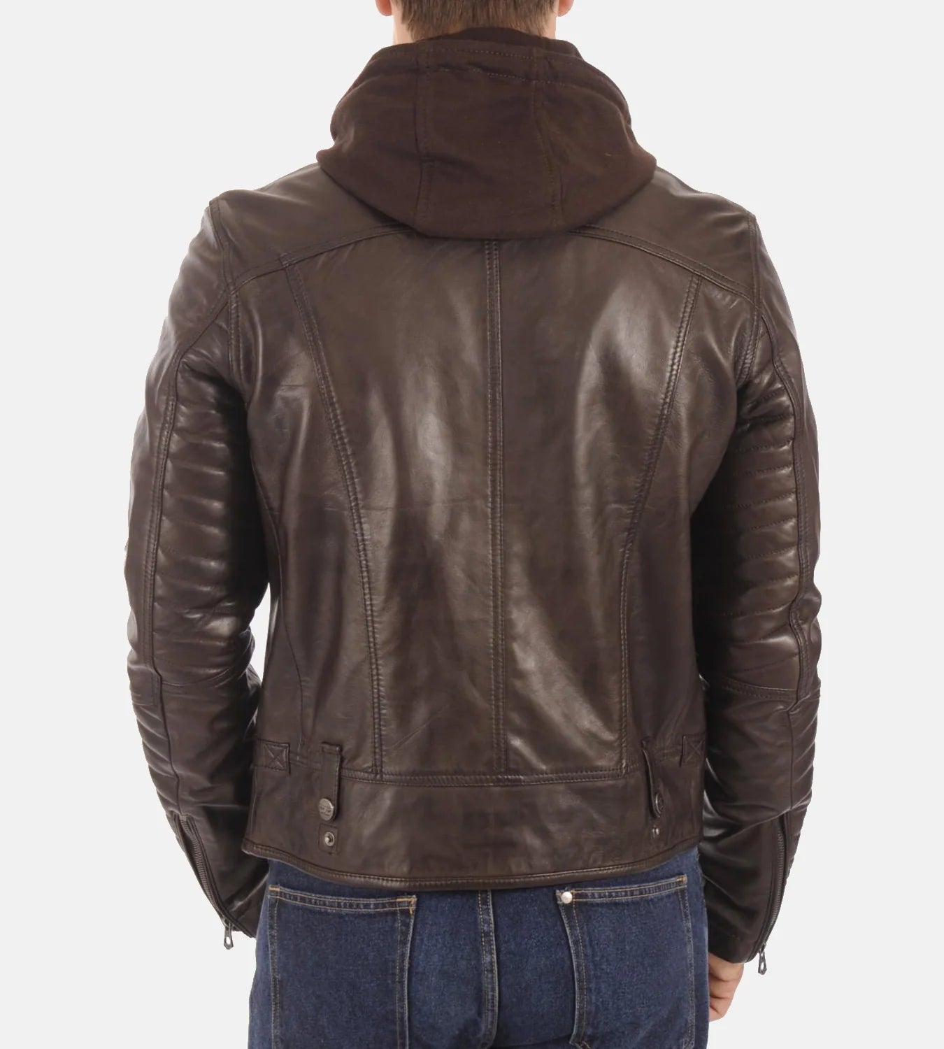 Men’s Kirill Brown Genuine Leather Jacket