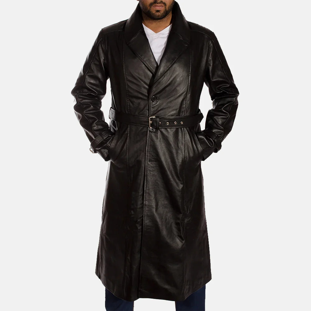 Custom Jared Koehn Leather Coat