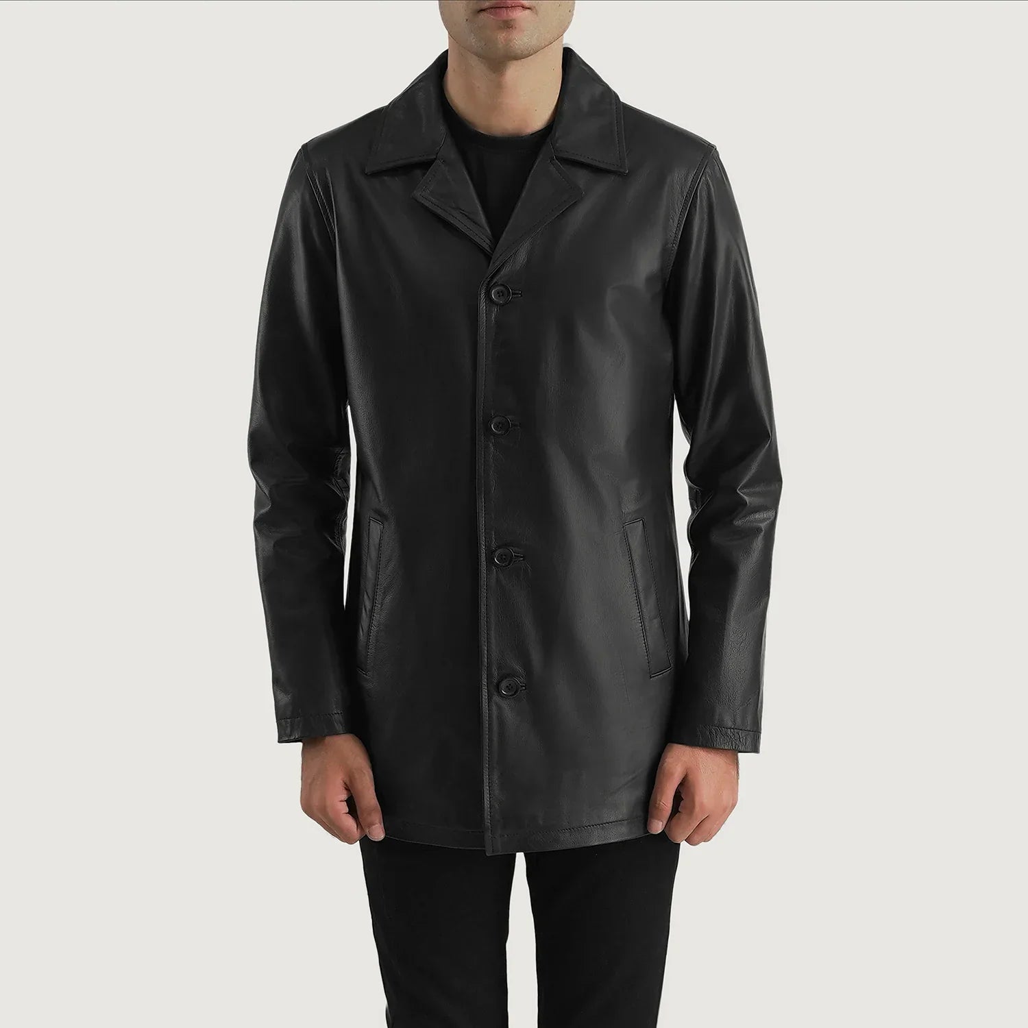 Custom Floyd James Sanderson Leather Coat