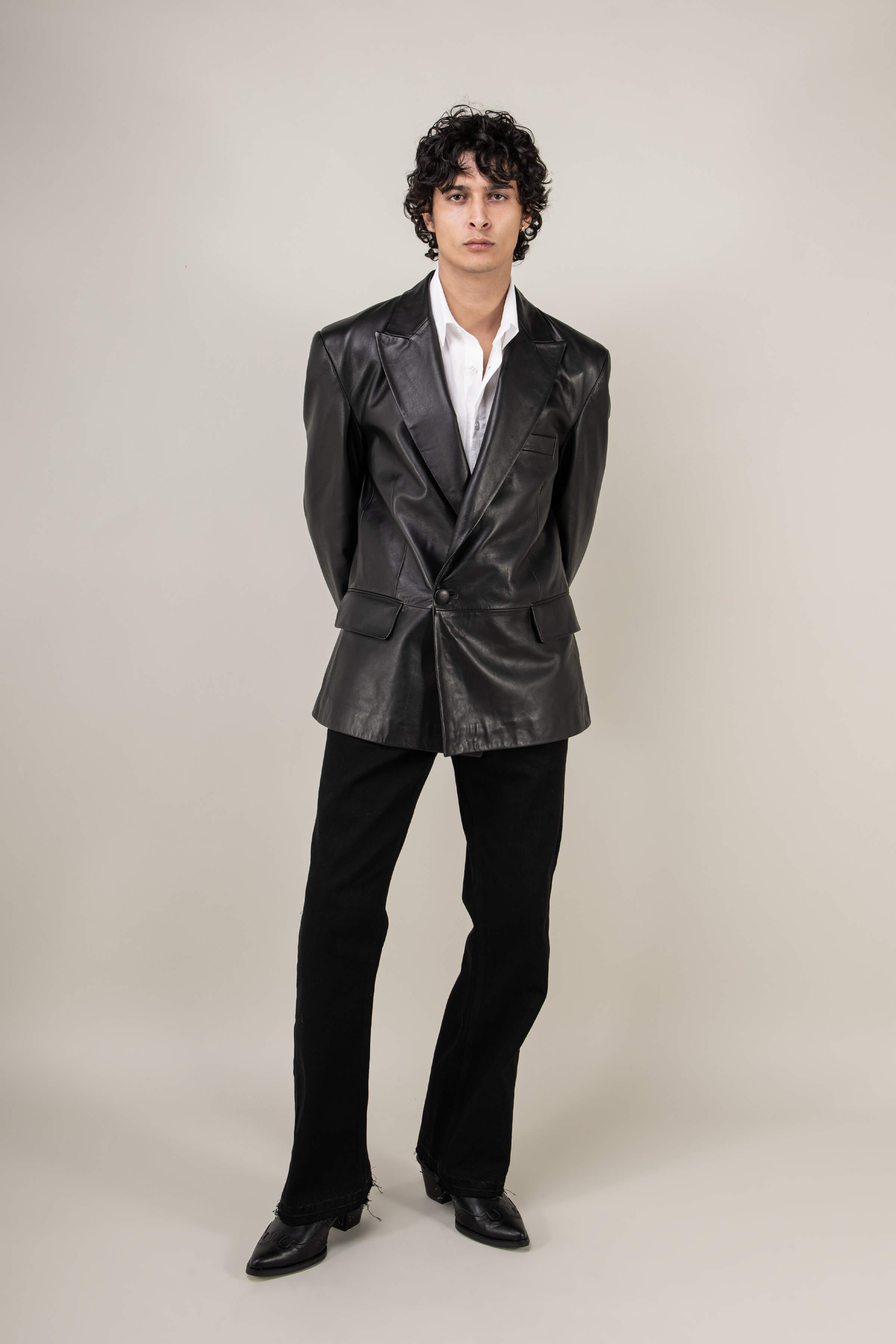 Grand Peak Leather Blazer (Man)