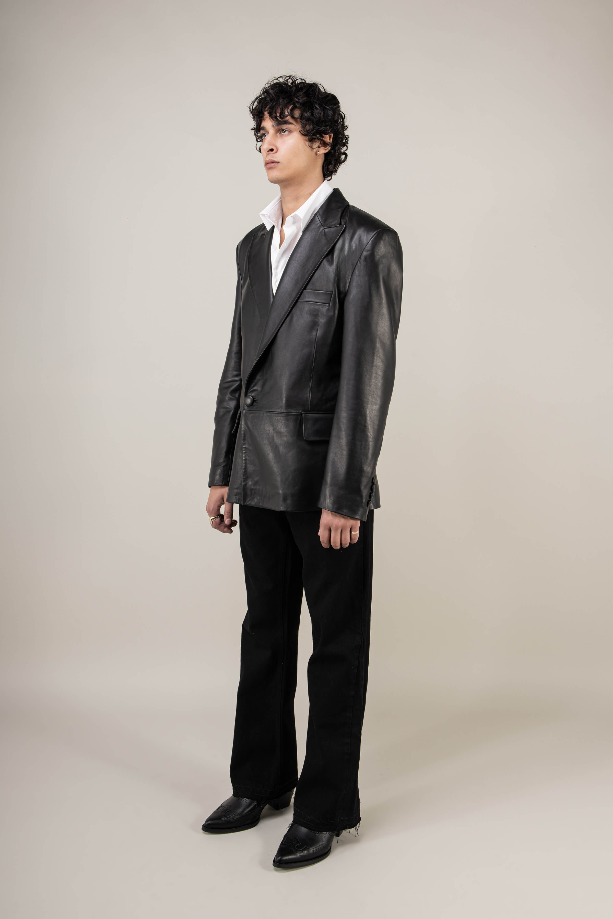 Grand Peak Leather Blazer (Man)