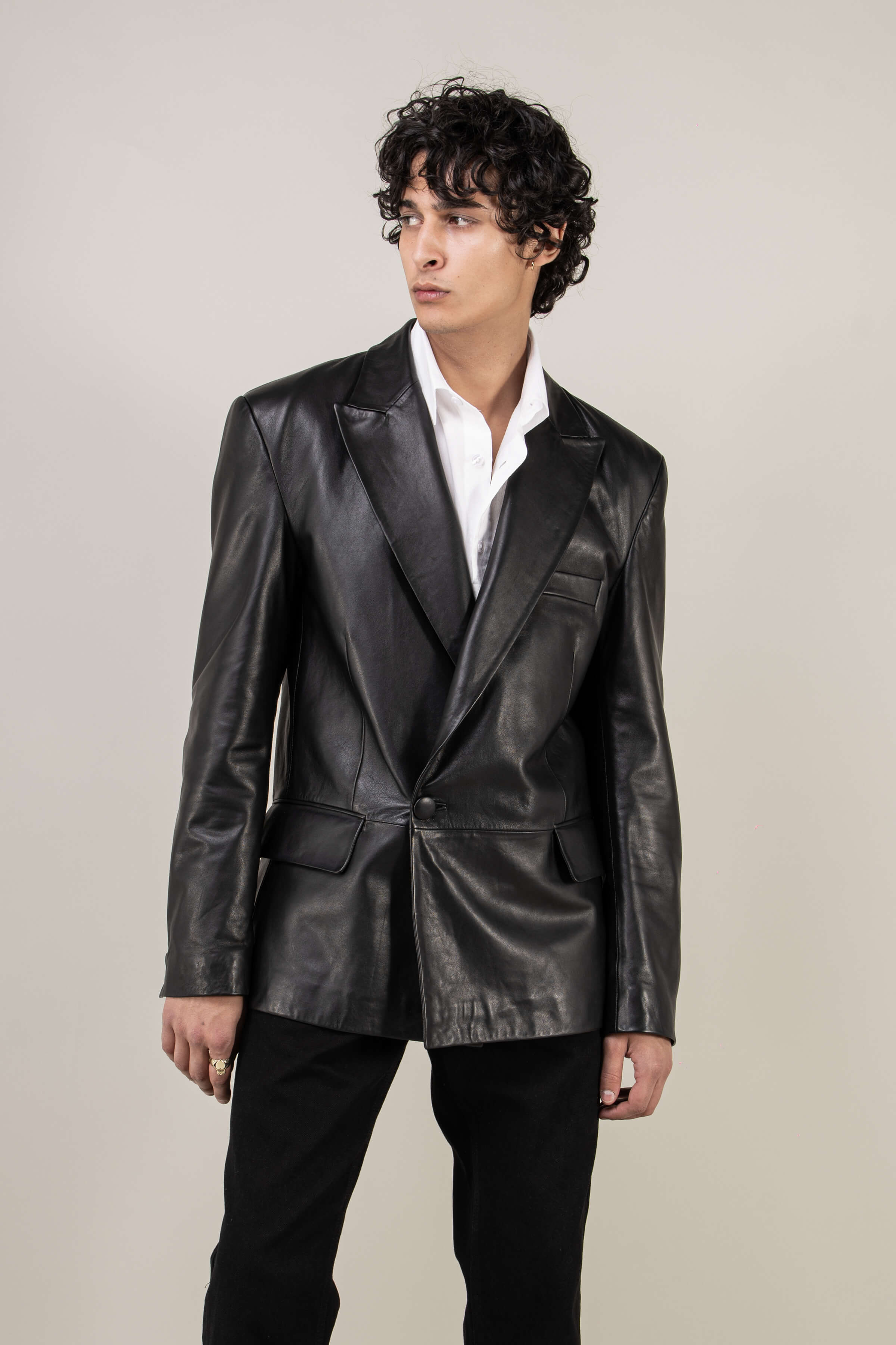 Grand Peak Leather Blazer (Man)