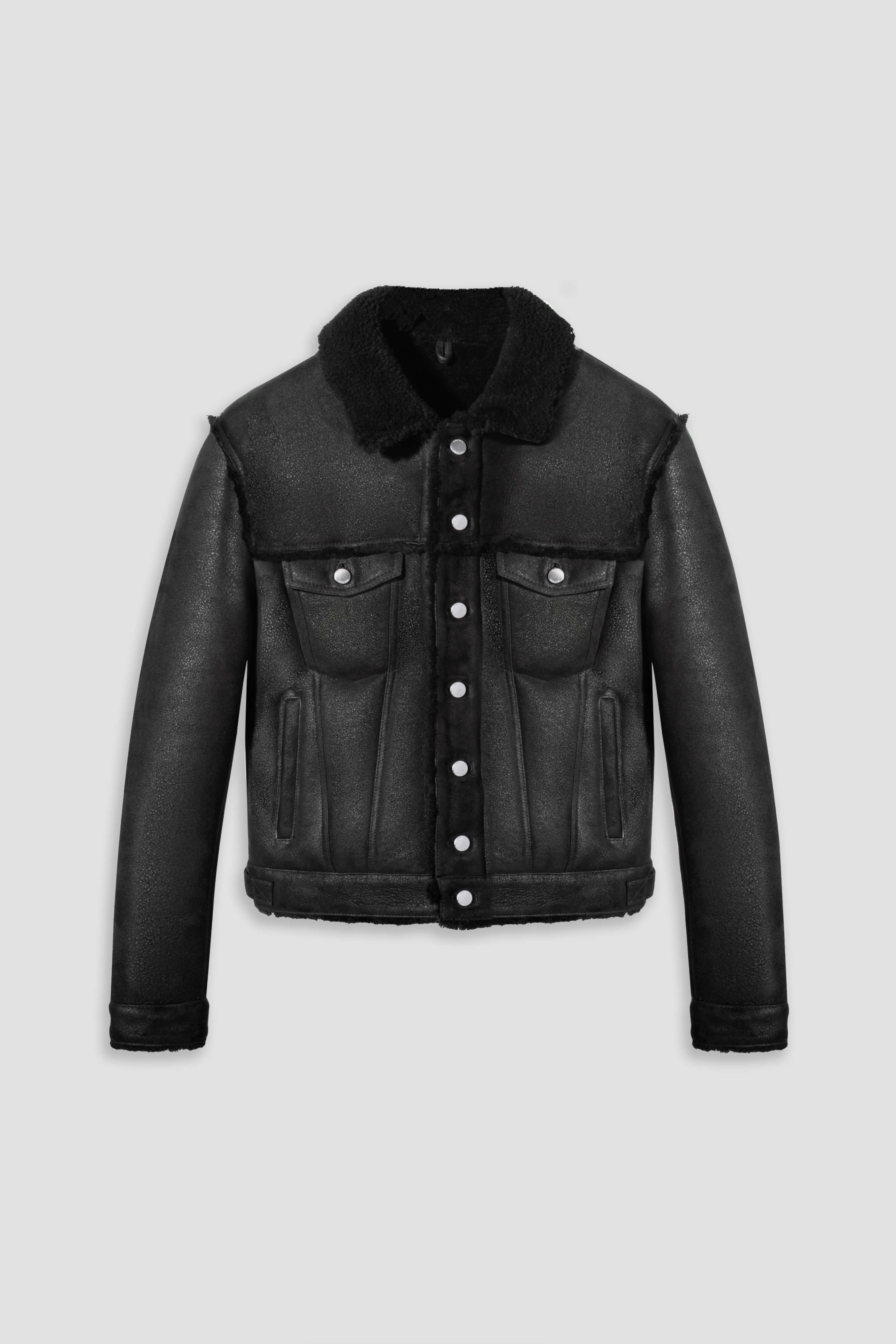 Shearling Trucker Jacket: Tall