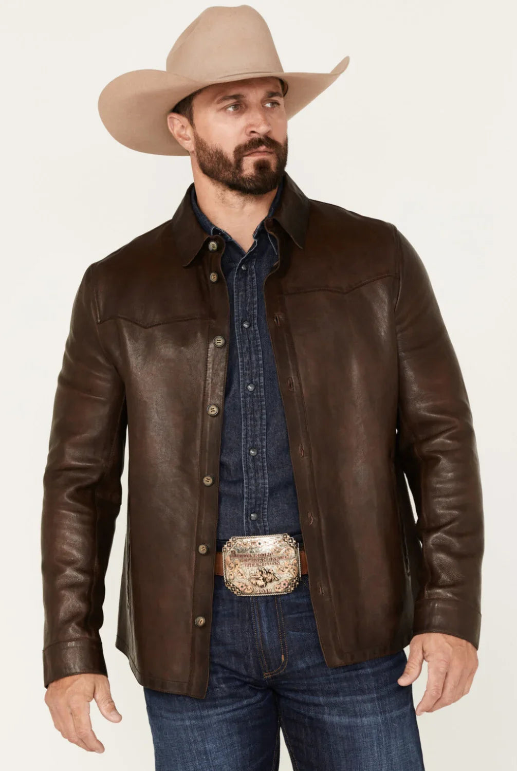 Class Smith Western Leather Jacket