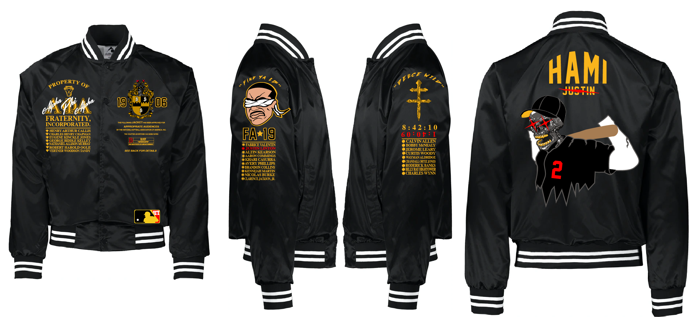 Custom Justinlinton Satin Jacket