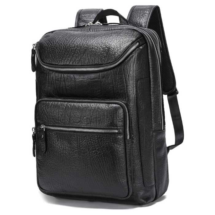 Vintage Genuine Leather Laptop Backpack
