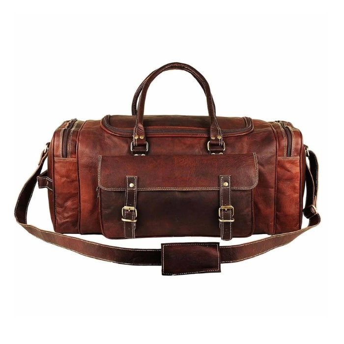 Vintage Traveler Weekender Duffle Bag