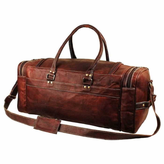 Vintage Traveler Weekender Duffle Bag
