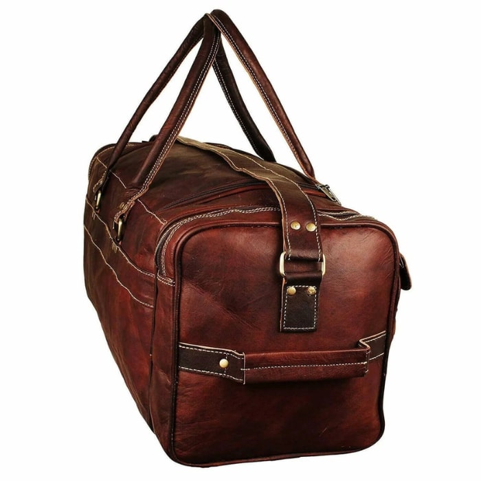 Vintage Traveler Weekender Duffle Bag
