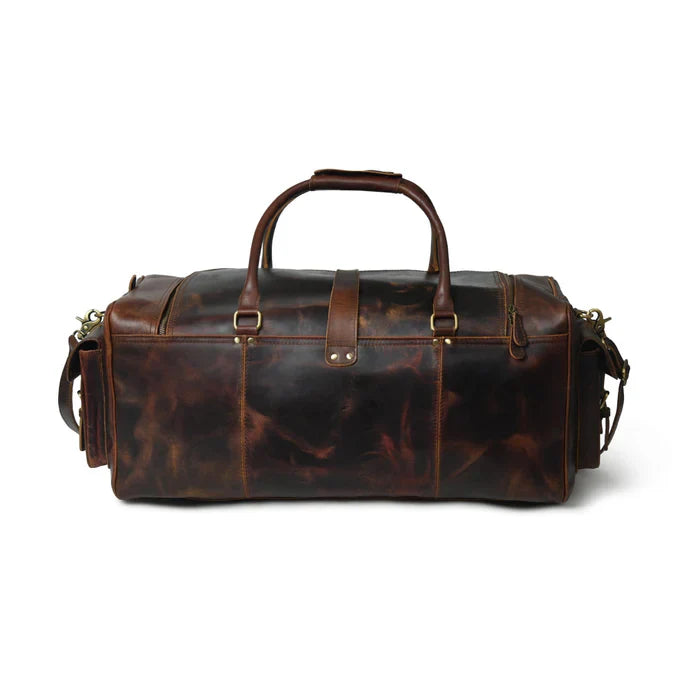 Vintage Leather 24” Duffle Travel Bag