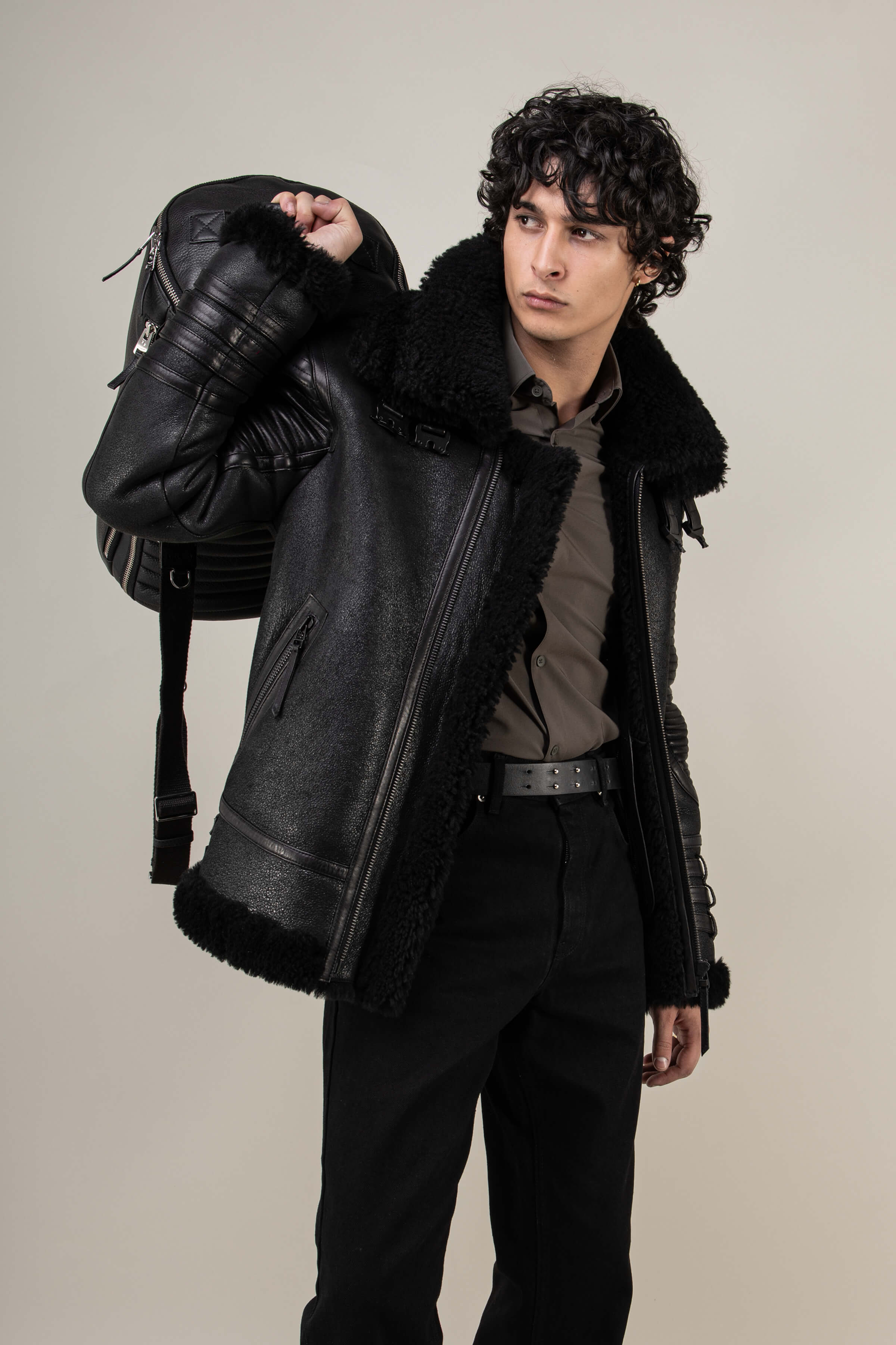 Leather Barrel Bag 2.0 (Man)
