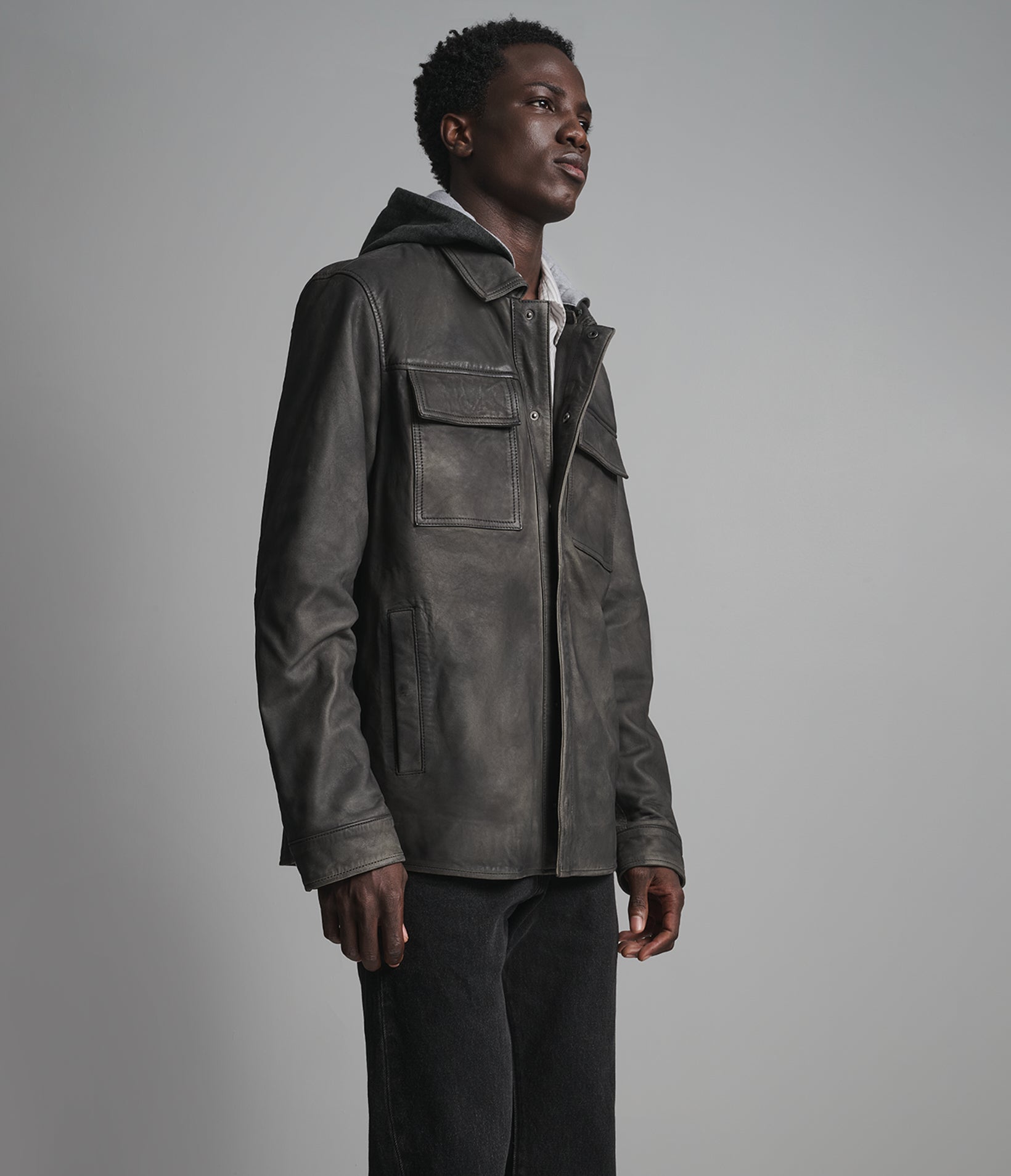 ATLAS HOODED VINTAGE SHIRT JACKET