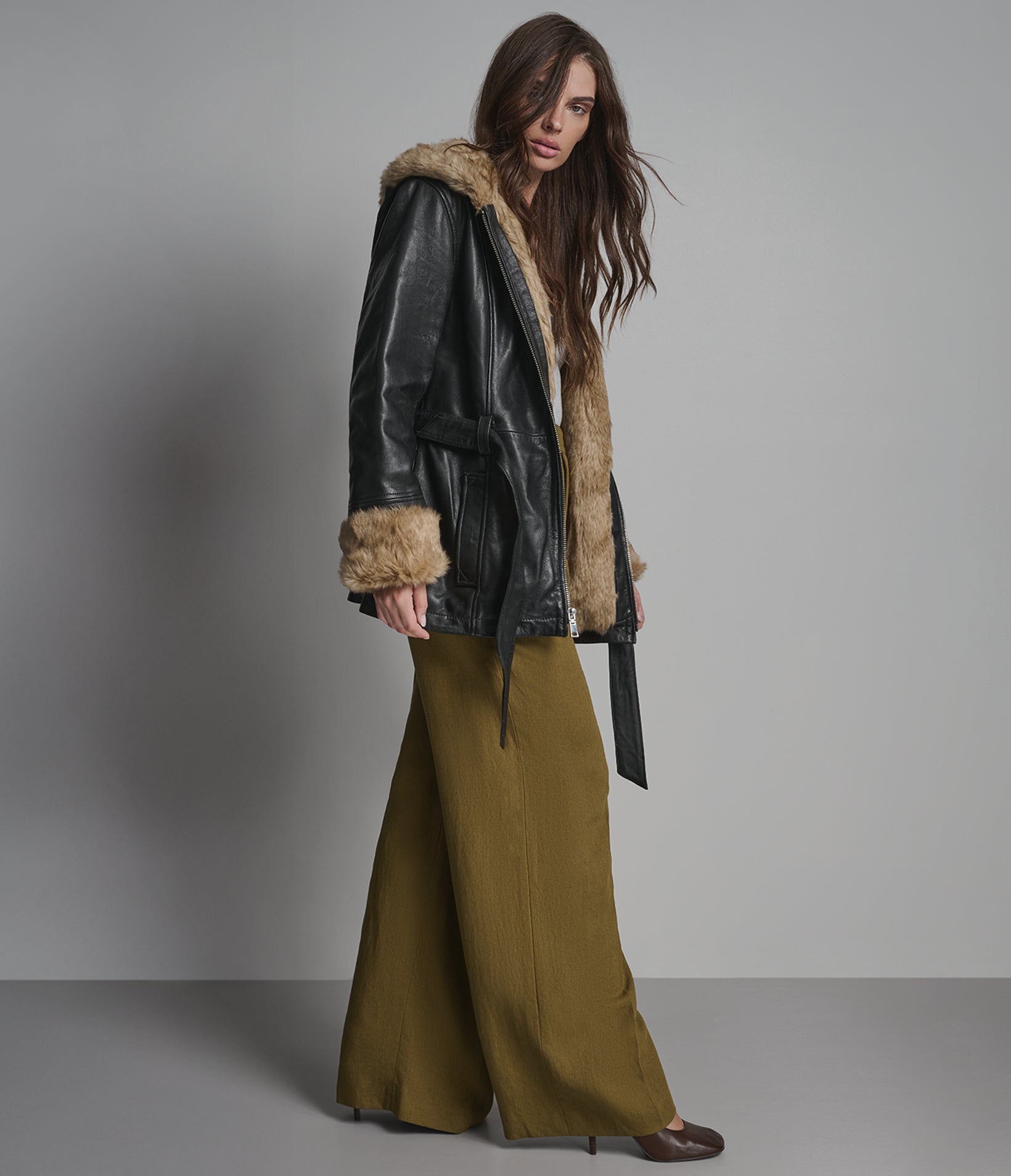 GENEVIEVE BELTED TRENCH JACKET