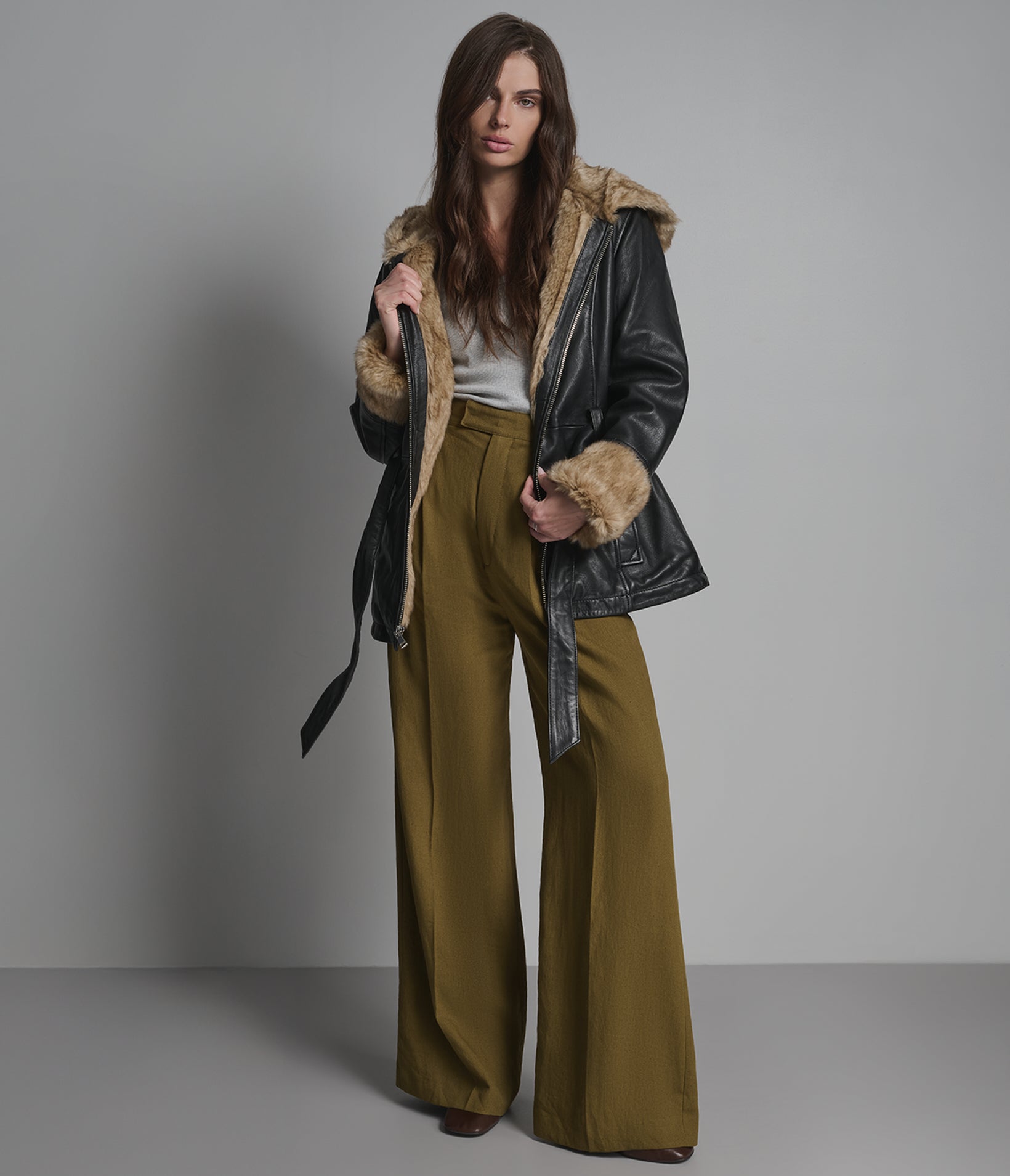 GENEVIEVE BELTED TRENCH JACKET