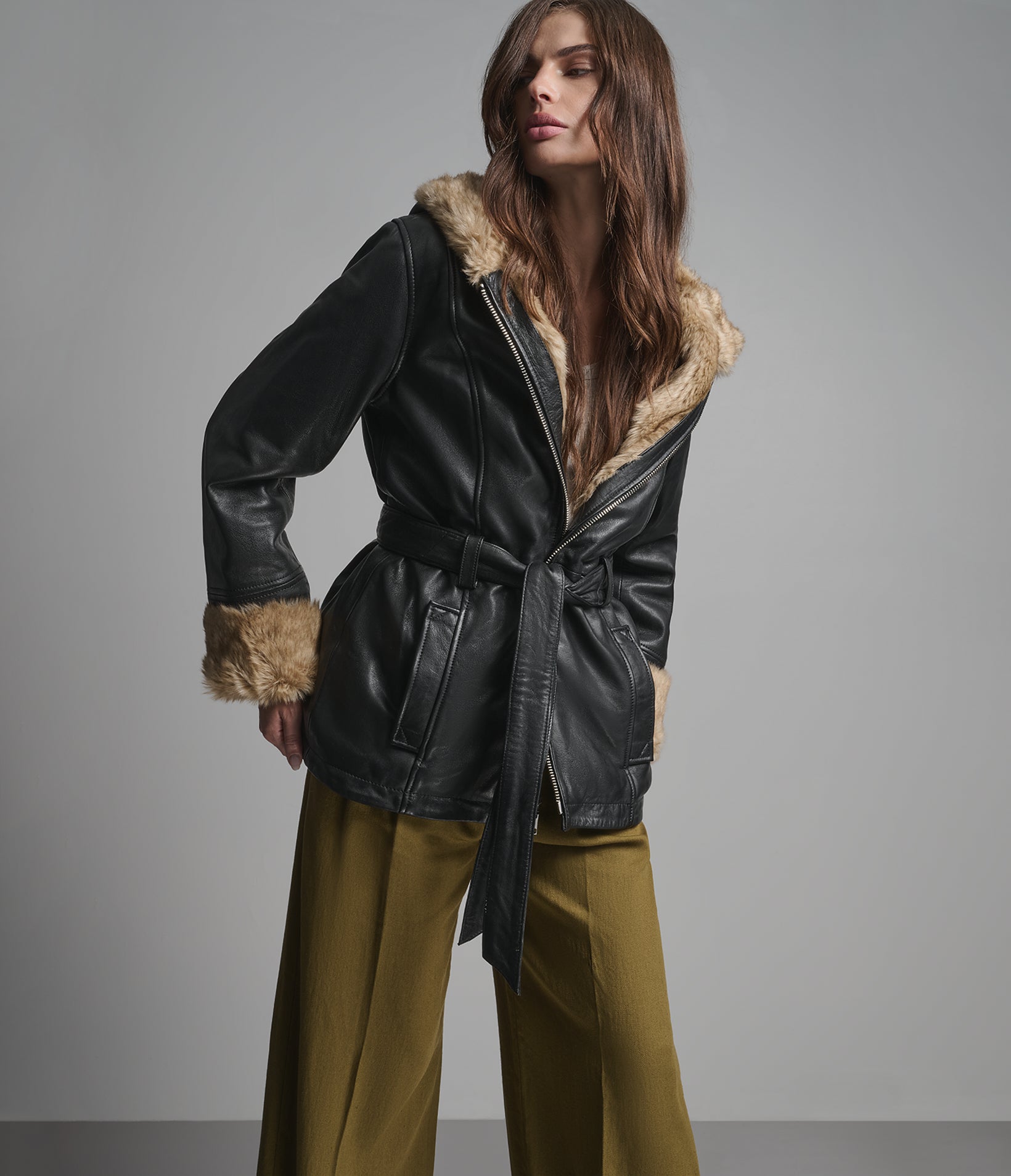 GENEVIEVE BELTED TRENCH JACKET