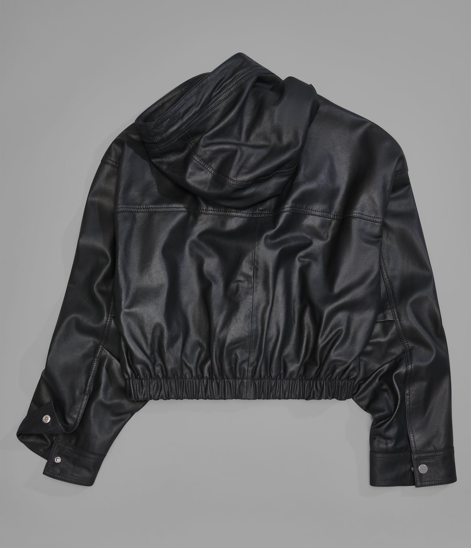 Belle Cropped Lightweight Hooded Jacket