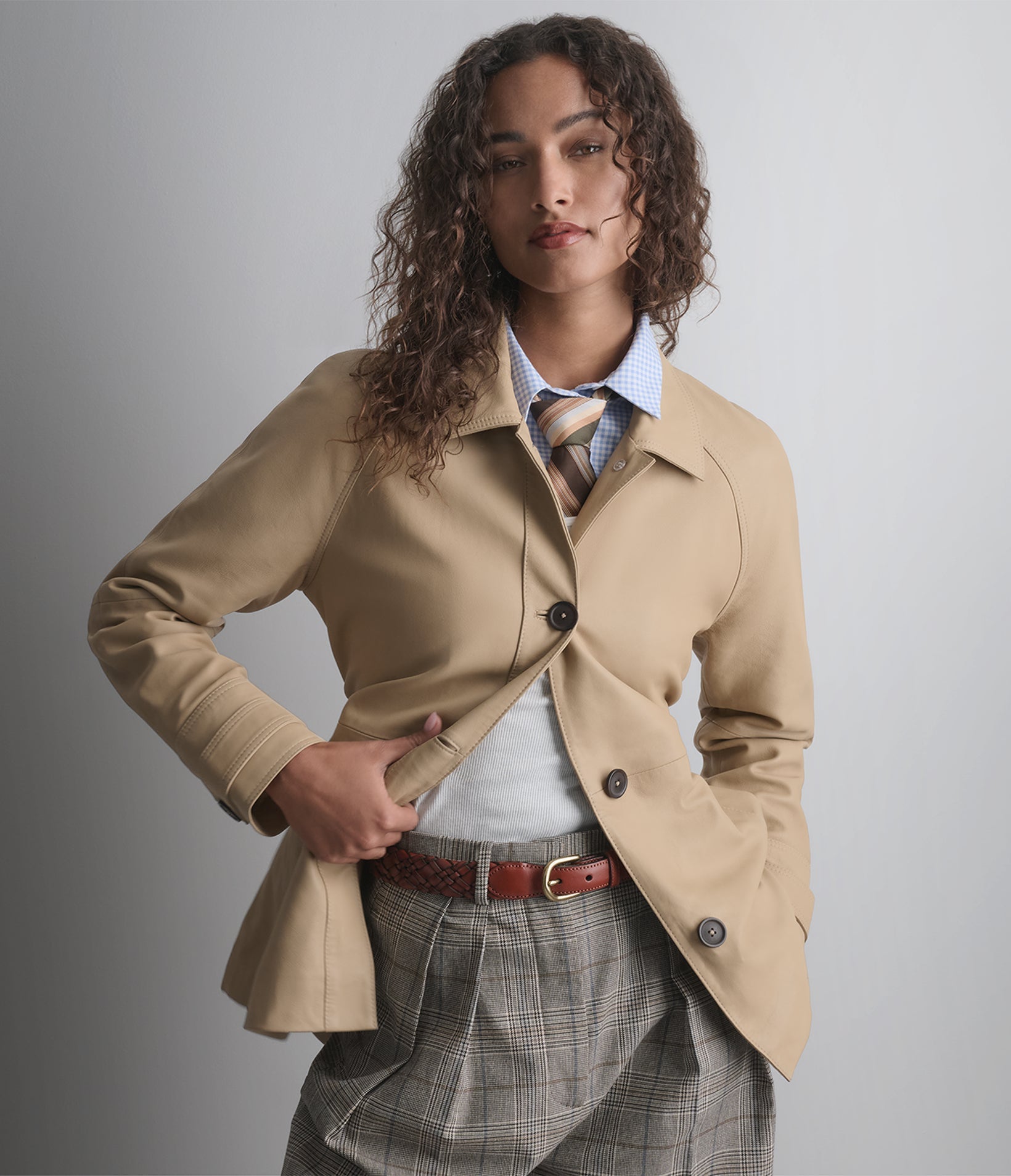 Iris Lightweight Short Trench Coat