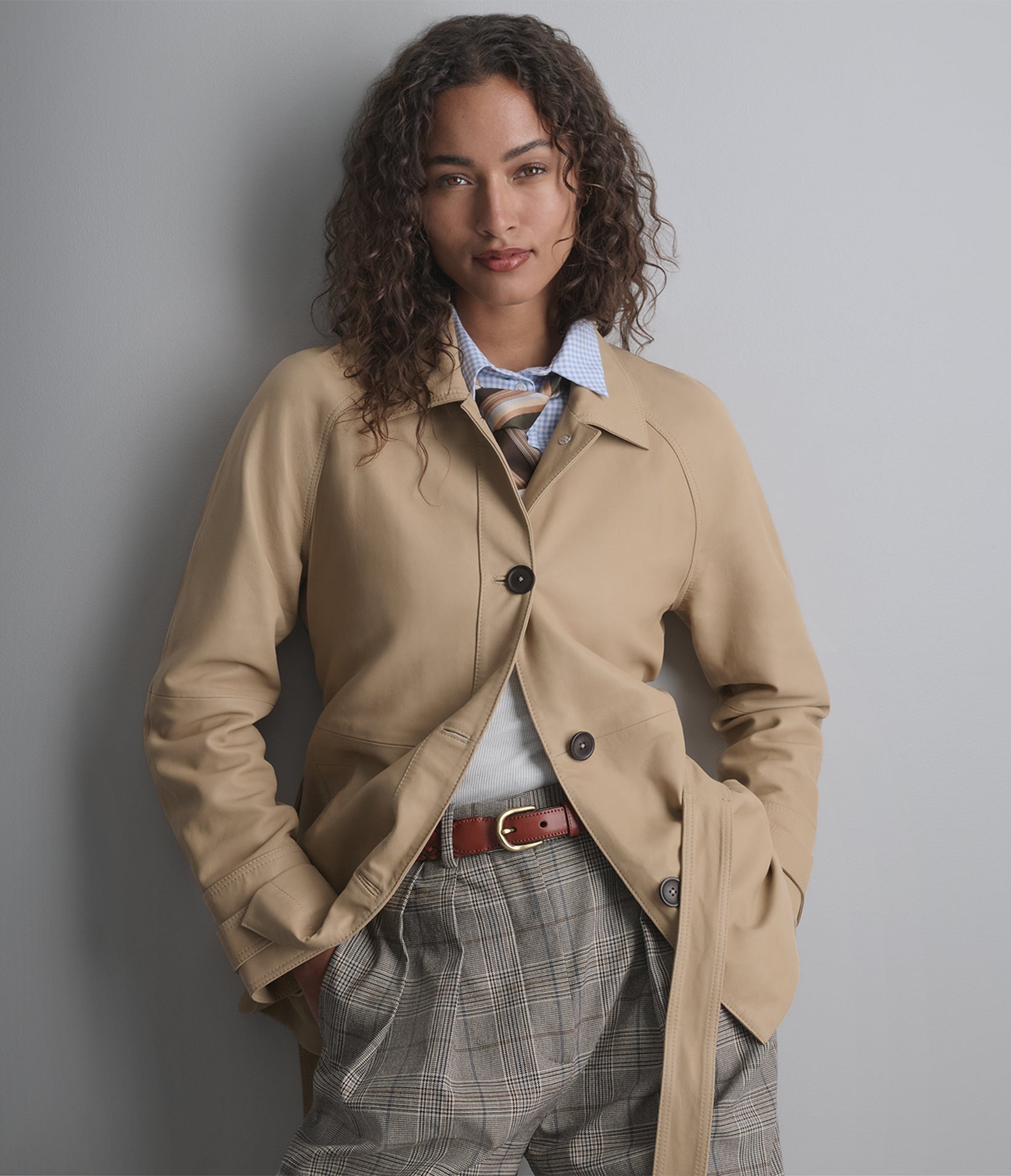 Iris Lightweight Short Trench Coat