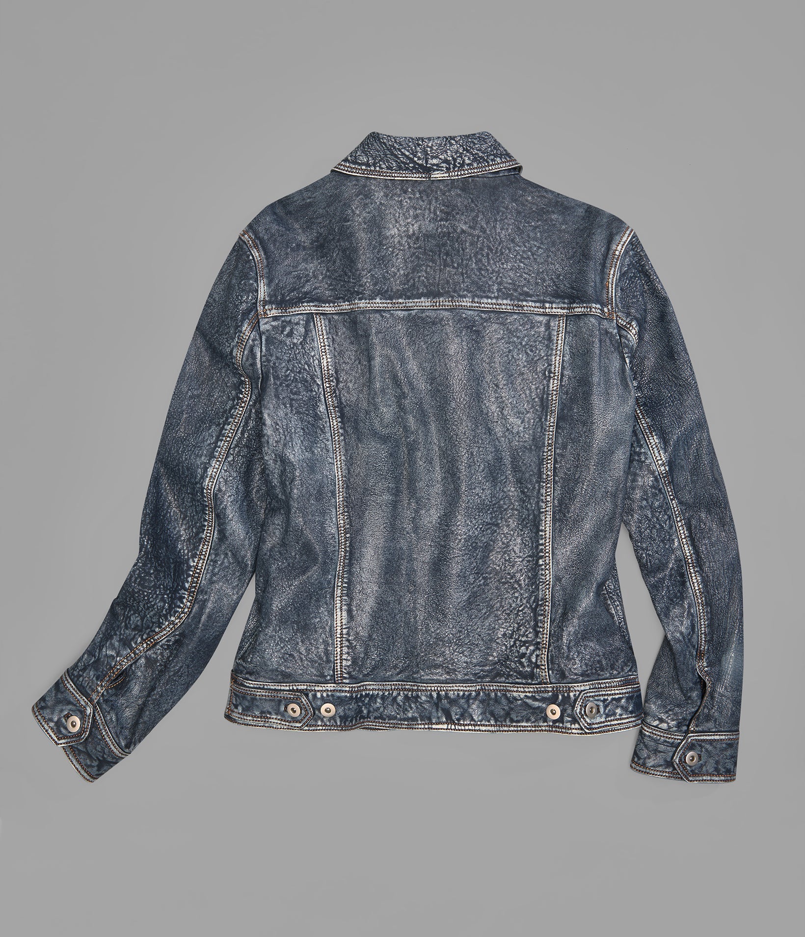 CHASE LEATHER DENIM JACKET