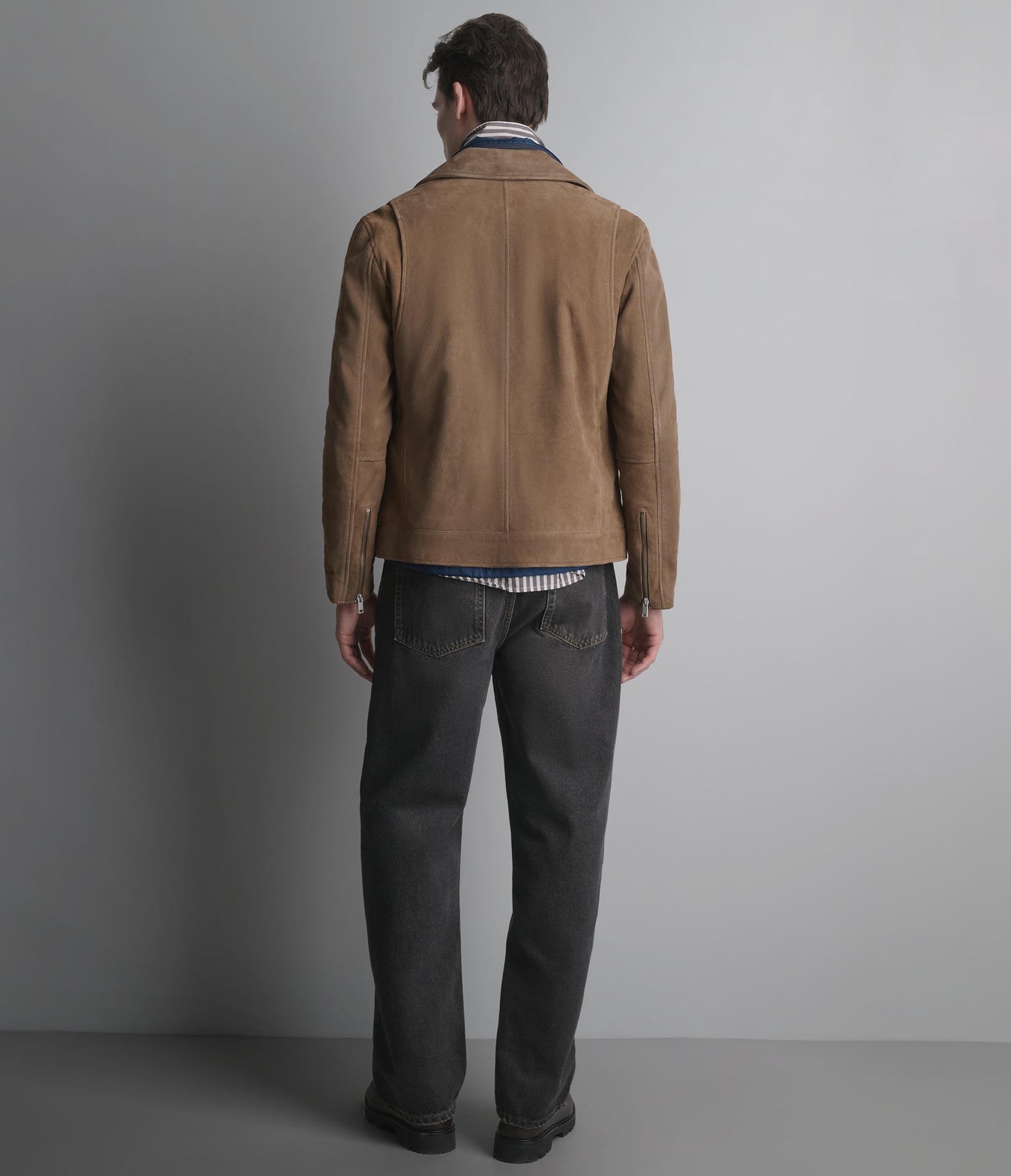 Joss Suede Moto Jacket
