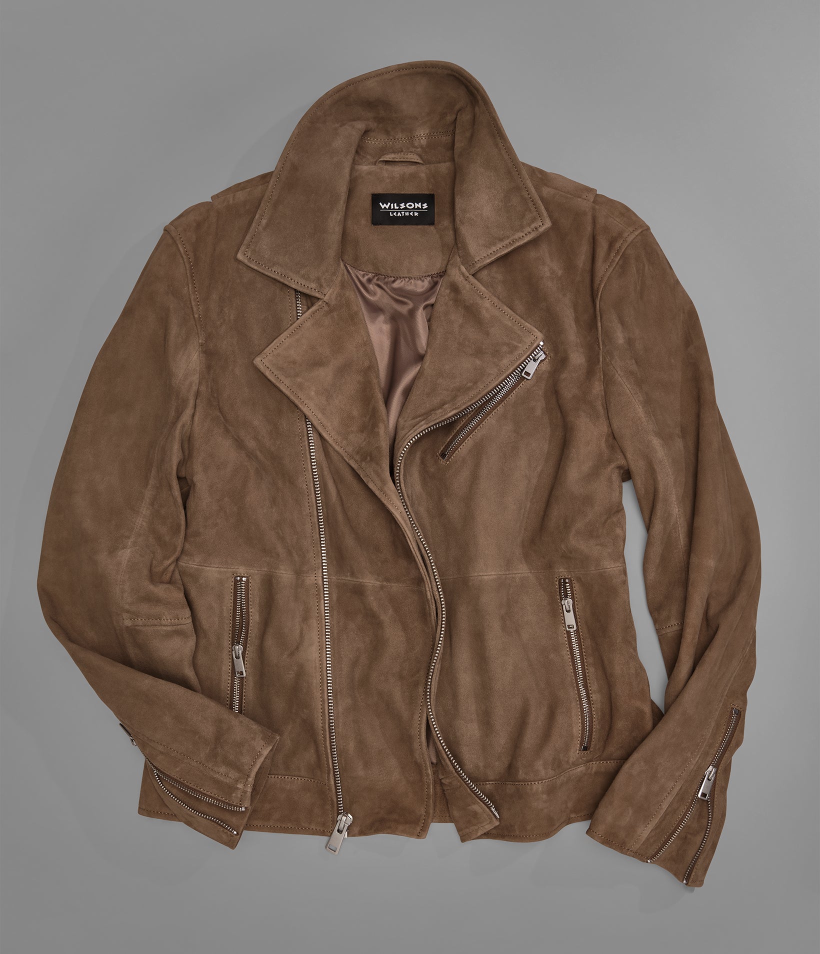 Joss Suede Moto Jacket