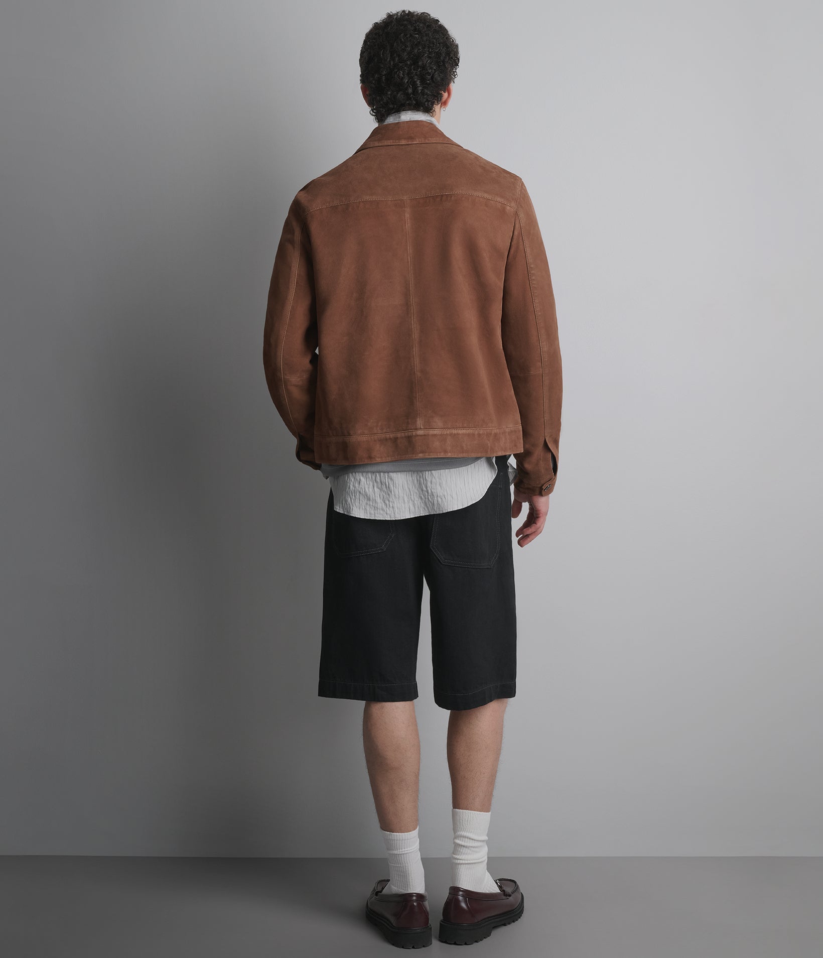 Banks Suede Zip Shirt Jacket