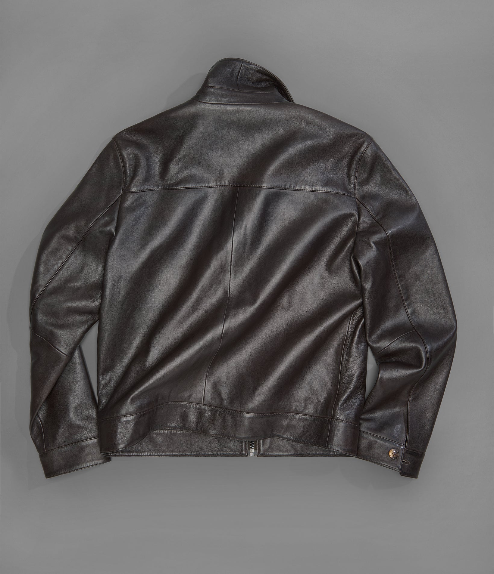 Emerson Leather Zip Shirt Jacket