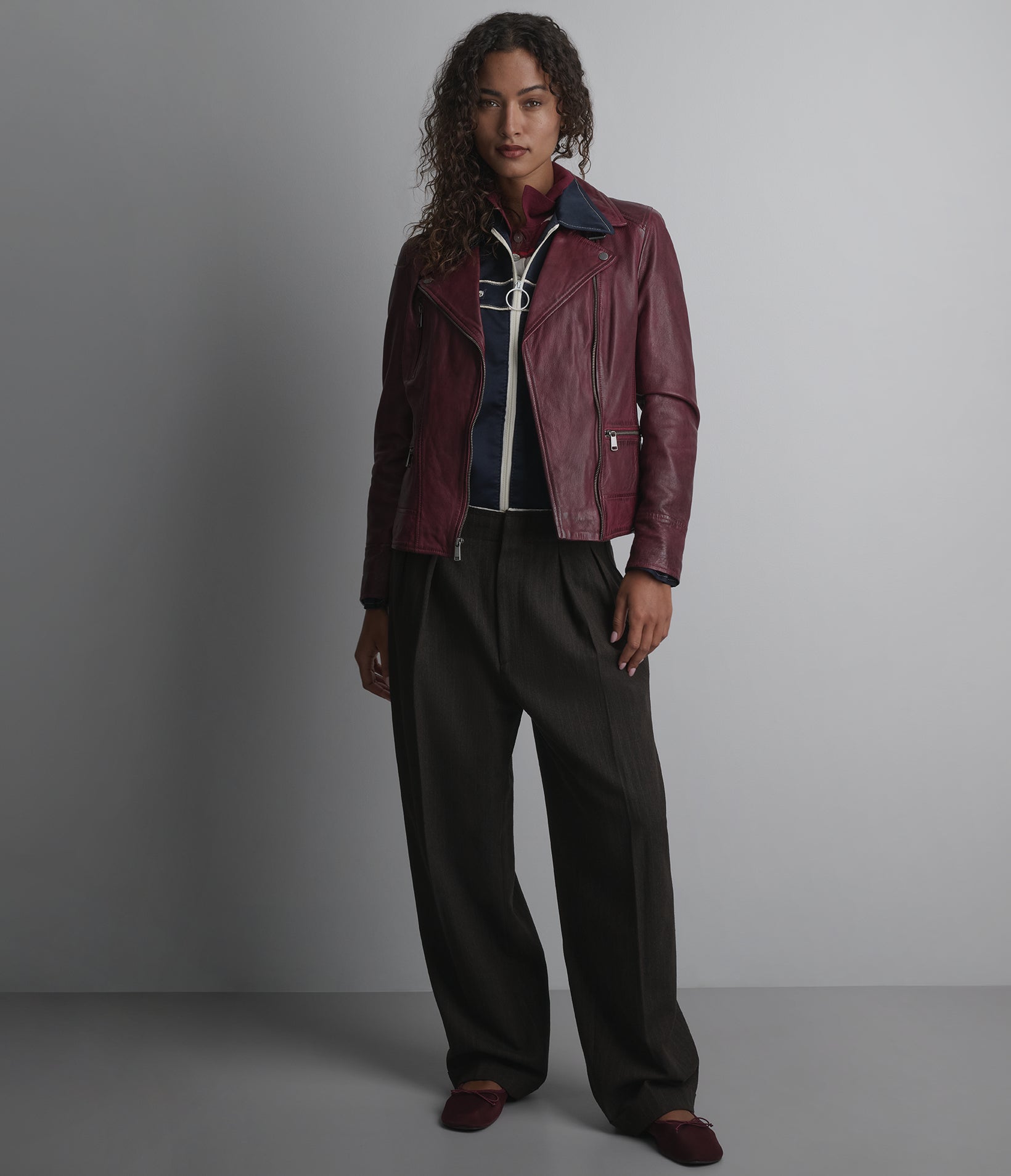 Marissa Asymmetric Moto Jacket
