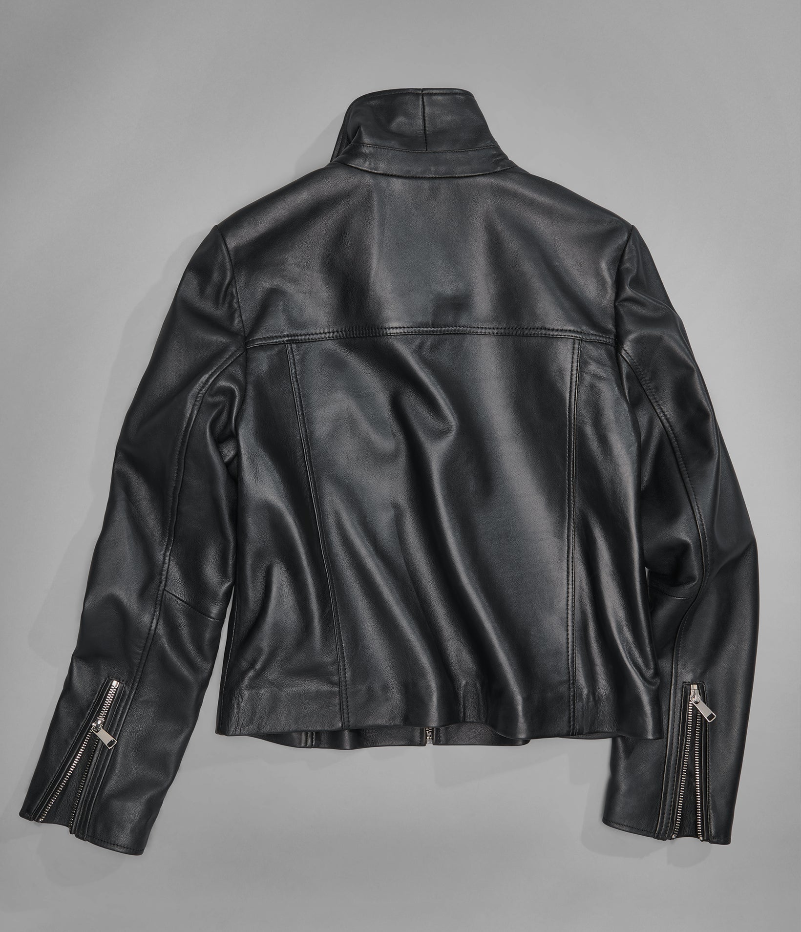 Justine Shirt Collar Zip Jacket