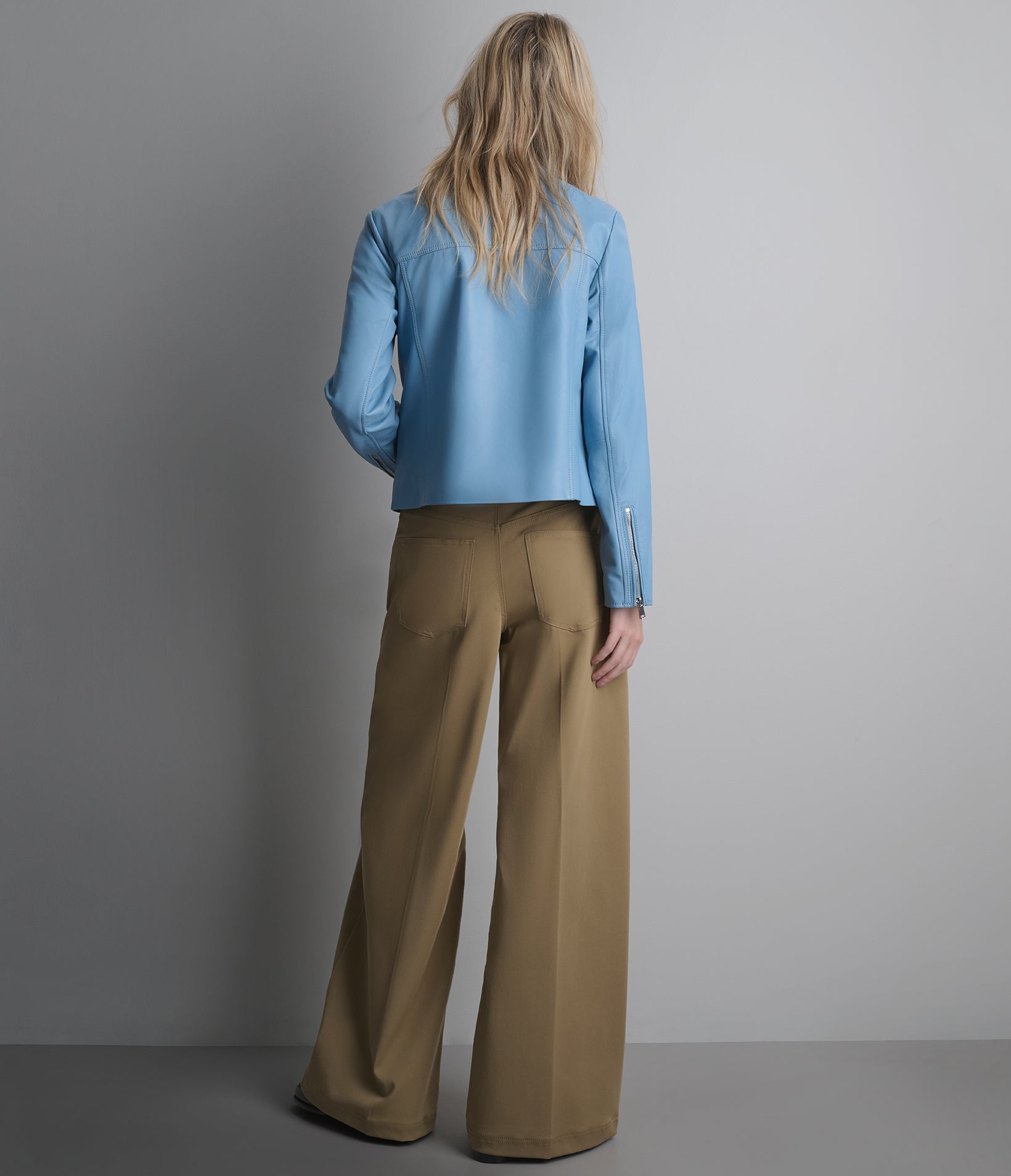 Justine Shirt Collar Zip Jacket