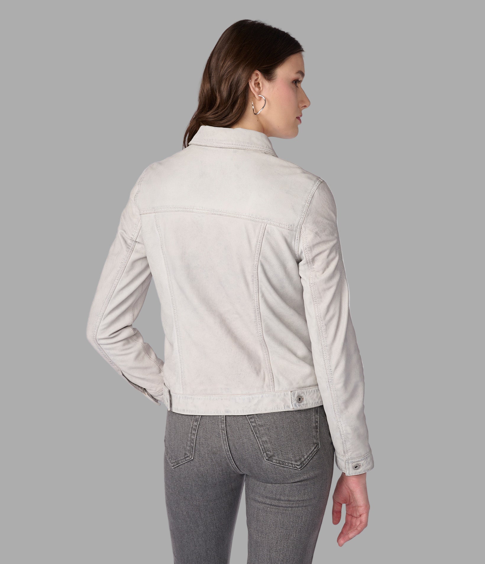 ADDISON LEATHER DENIM JACKET