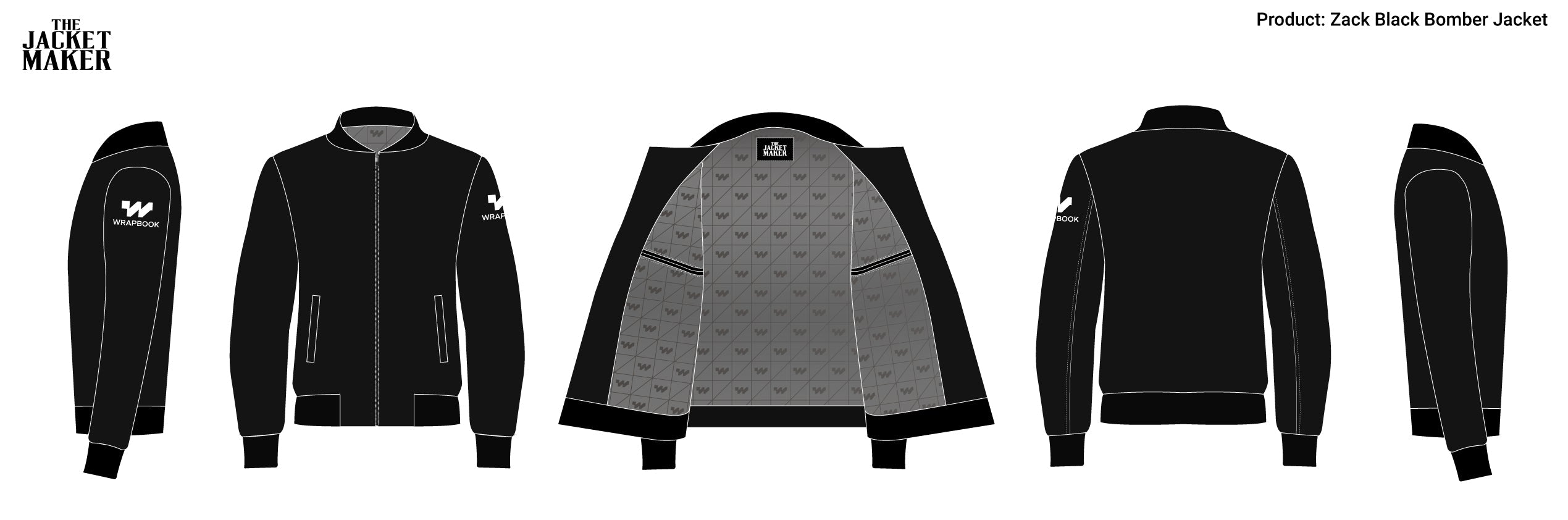 Custom Wrapbook Bomber Jacket X 4