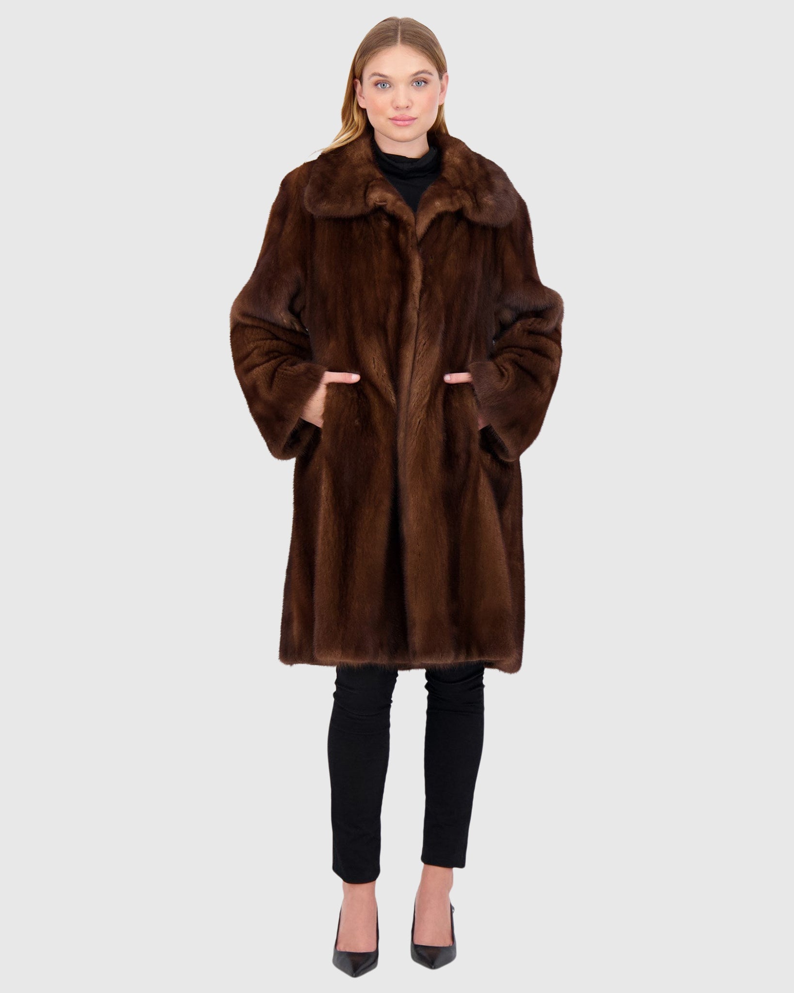 Mink Short Coat Gorski First Copy