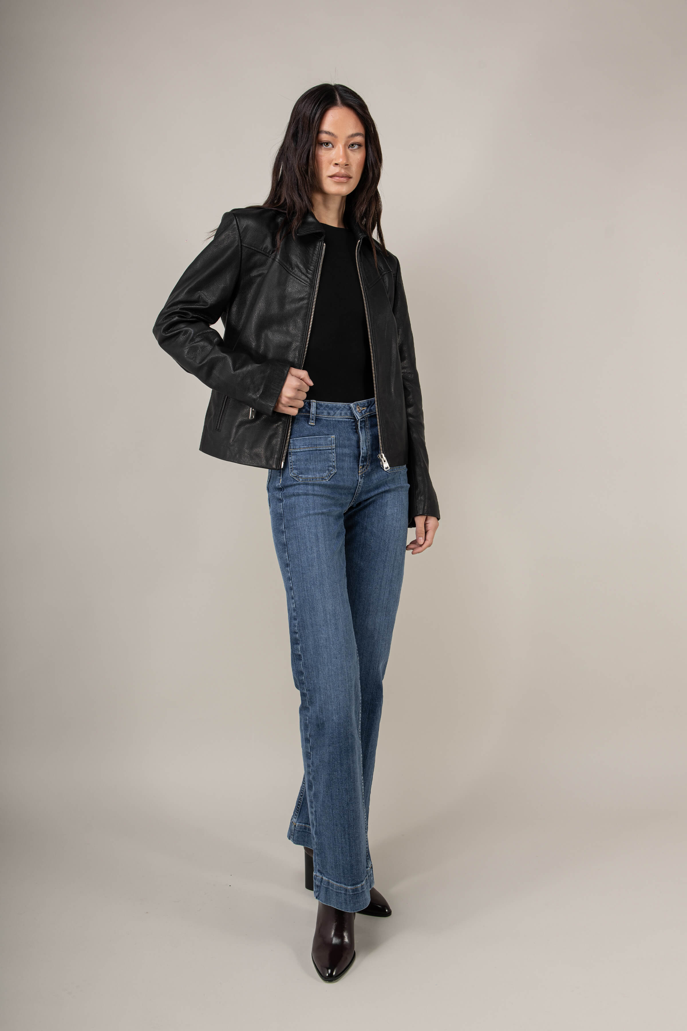 Hendrix Leather Jacket (Woman)