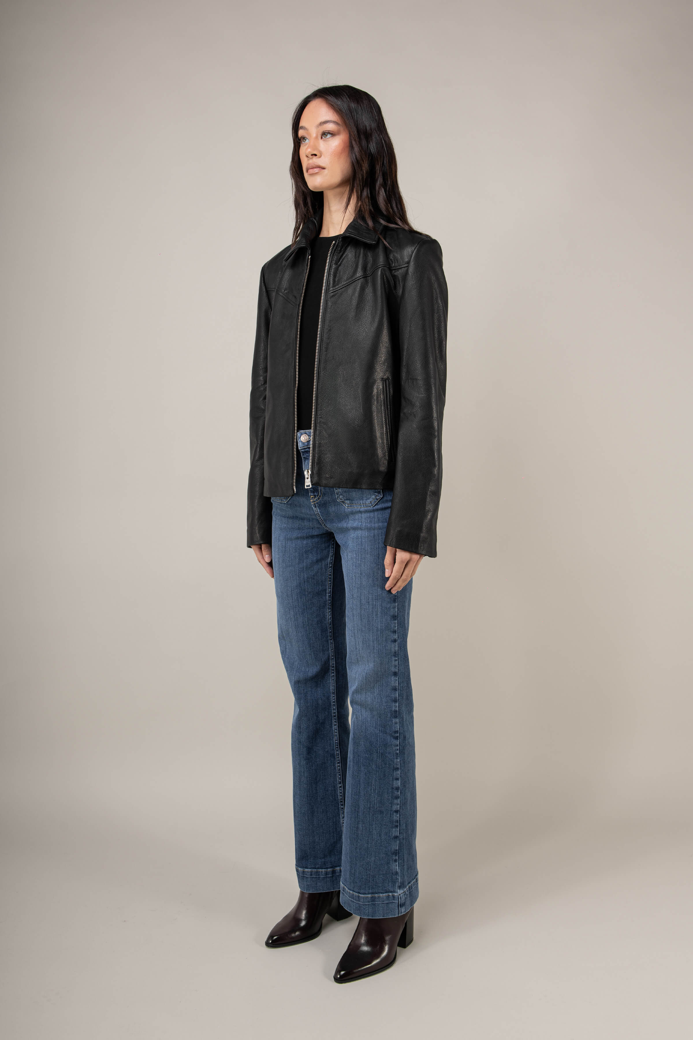 Hendrix Leather Jacket (Woman)