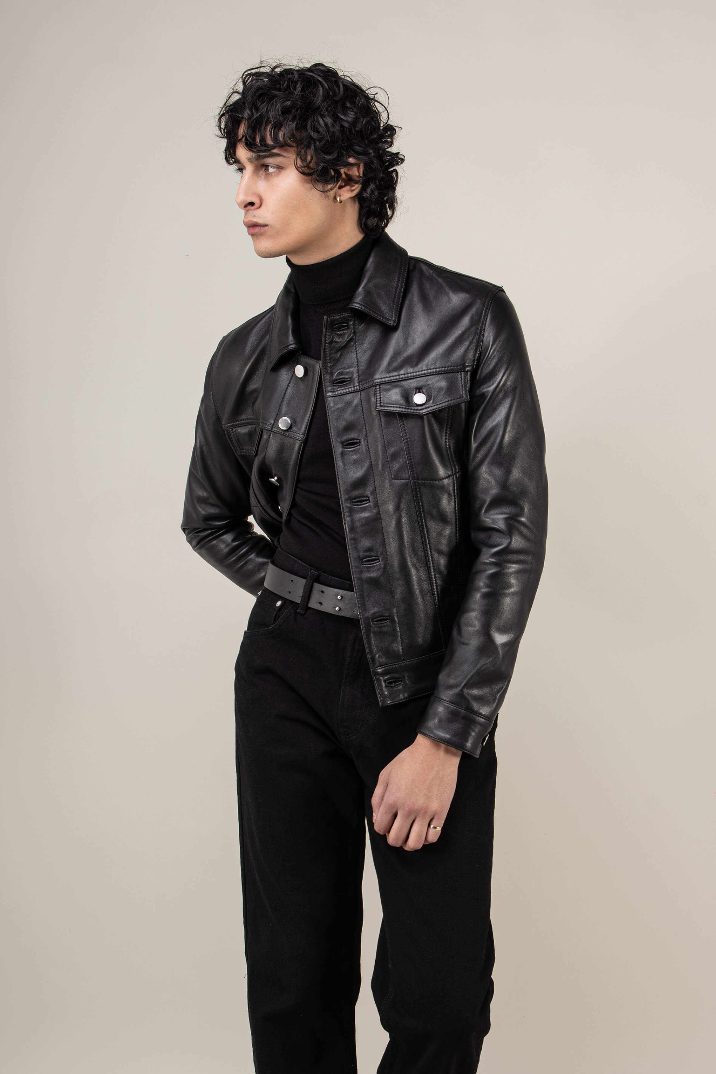 Leather Trucker Jacket