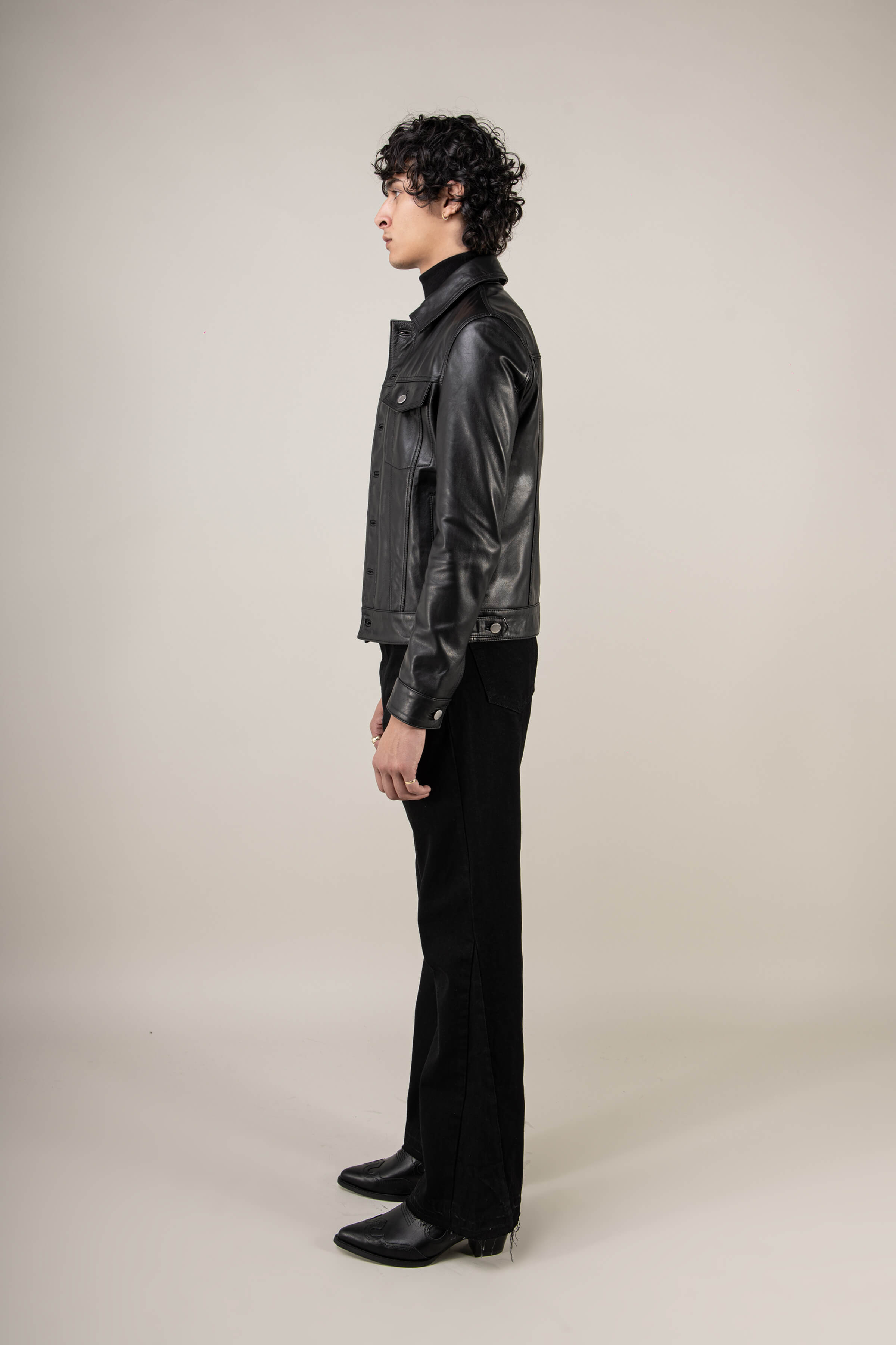 Leather Trucker Jacket