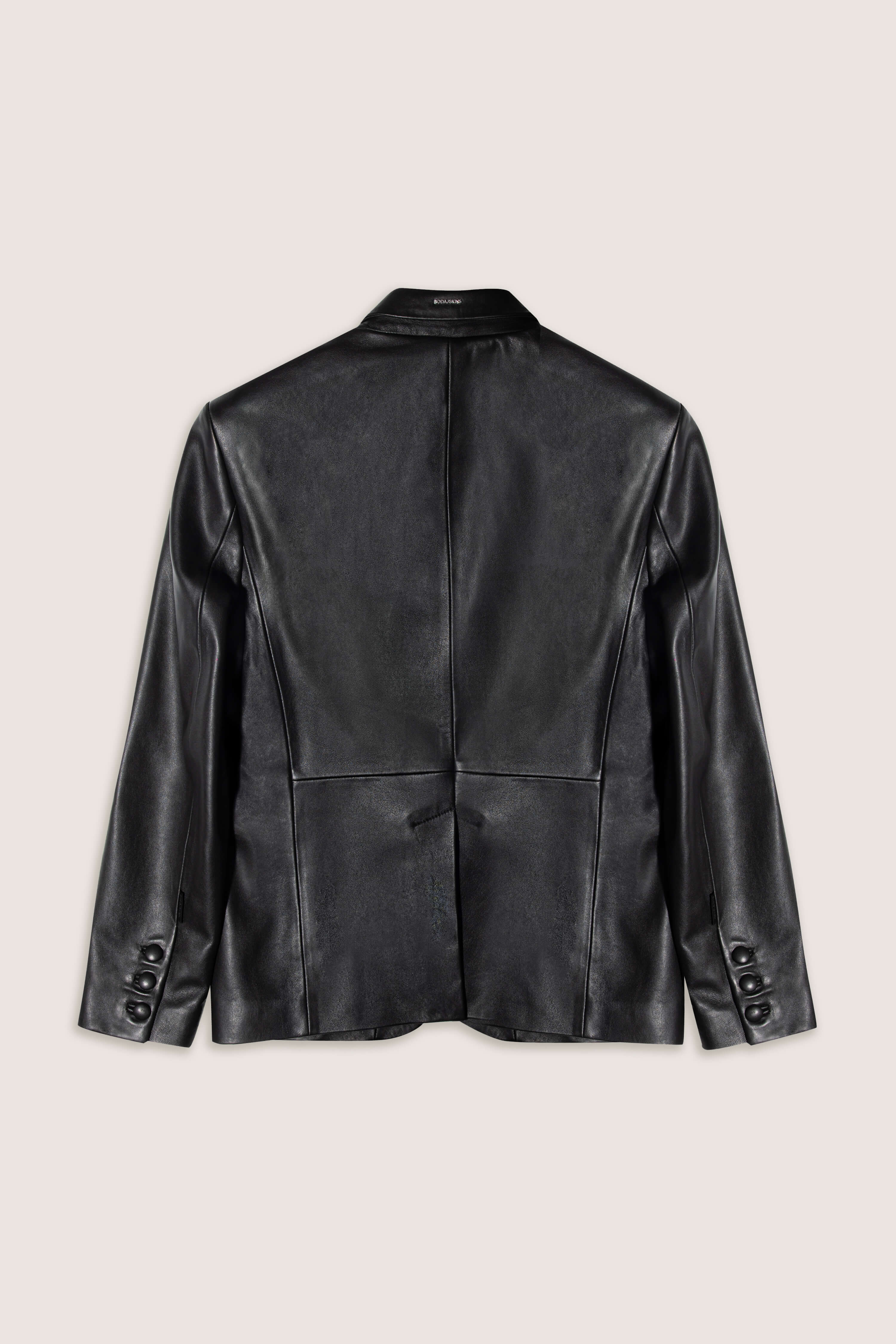Leather Blazer Tall