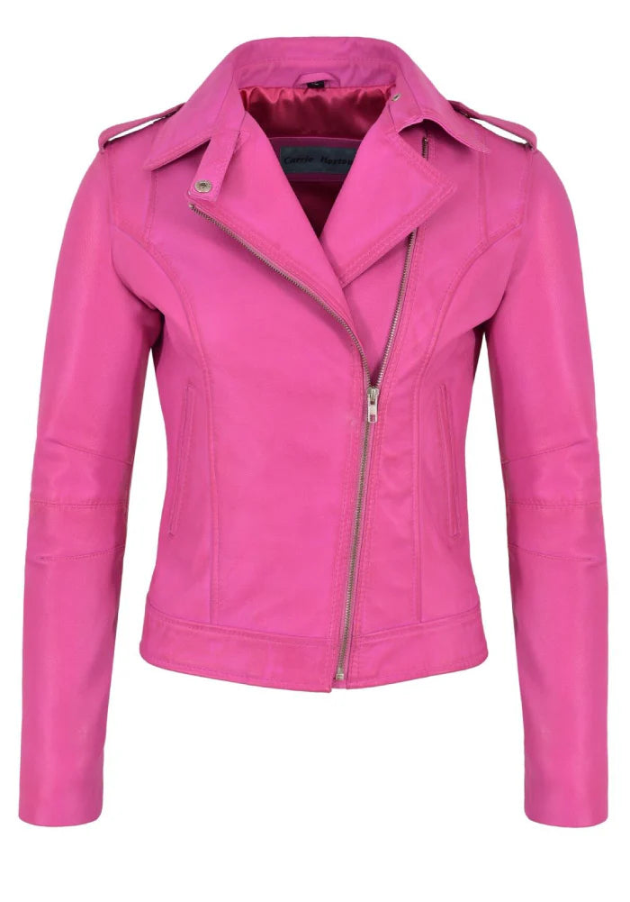 Margot Robbie Barbie Pink Leather Jacket