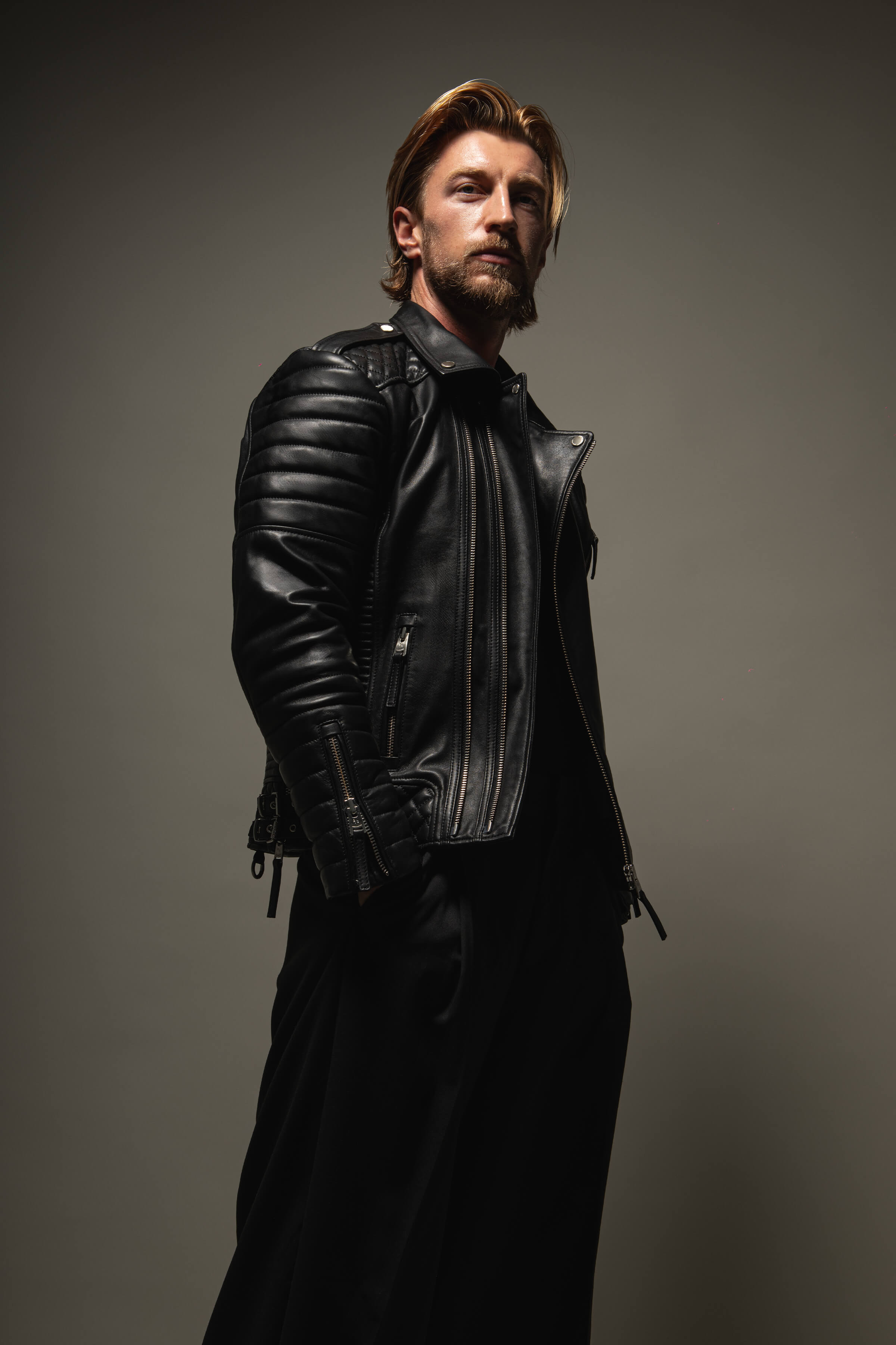 Kay Michaels: V Fit Leather Jacket
