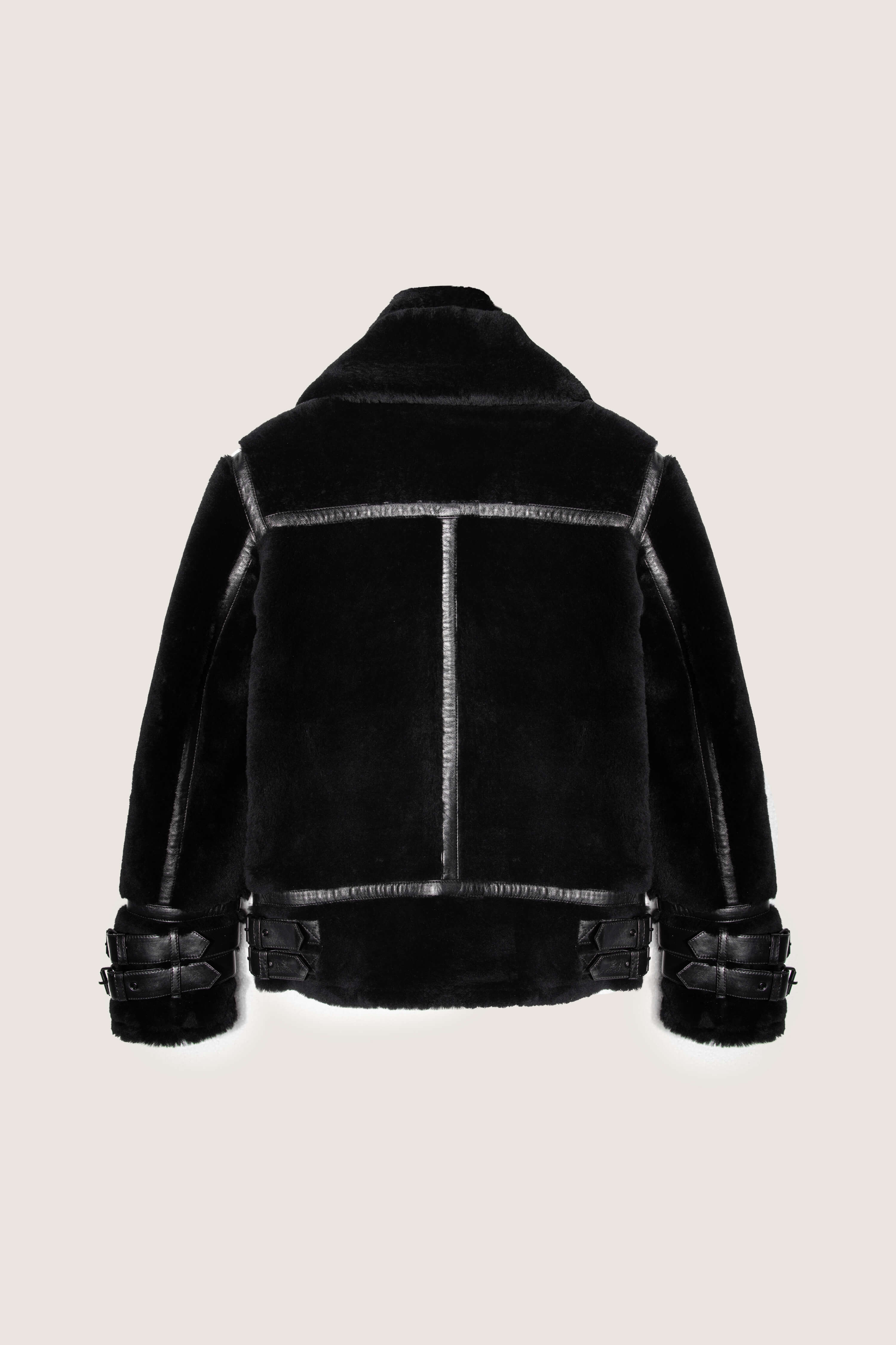 Polar 3.0: Noir Shearling Jacket (Man)