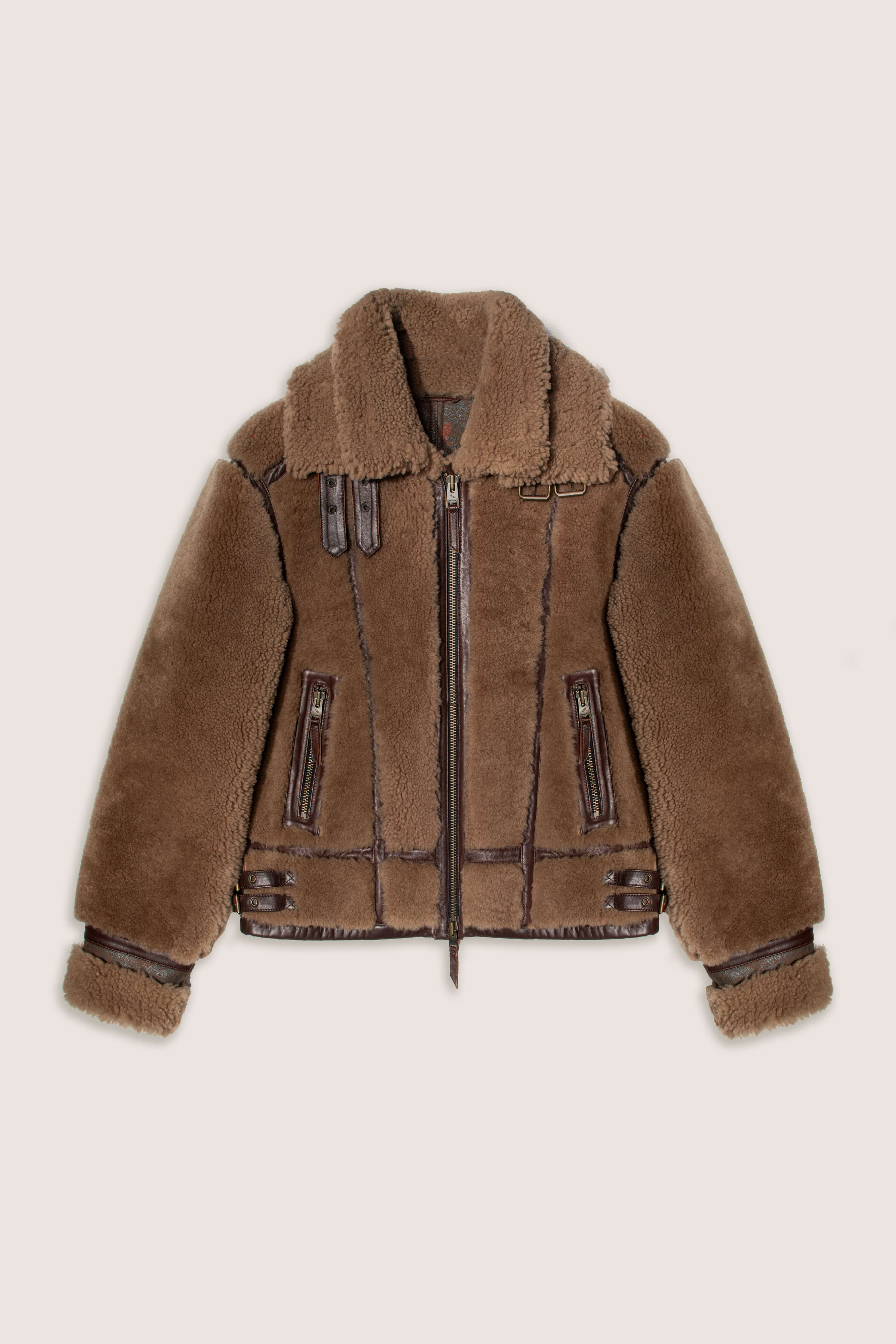 Kodiak Brown Shearling Jacket (Woman)
