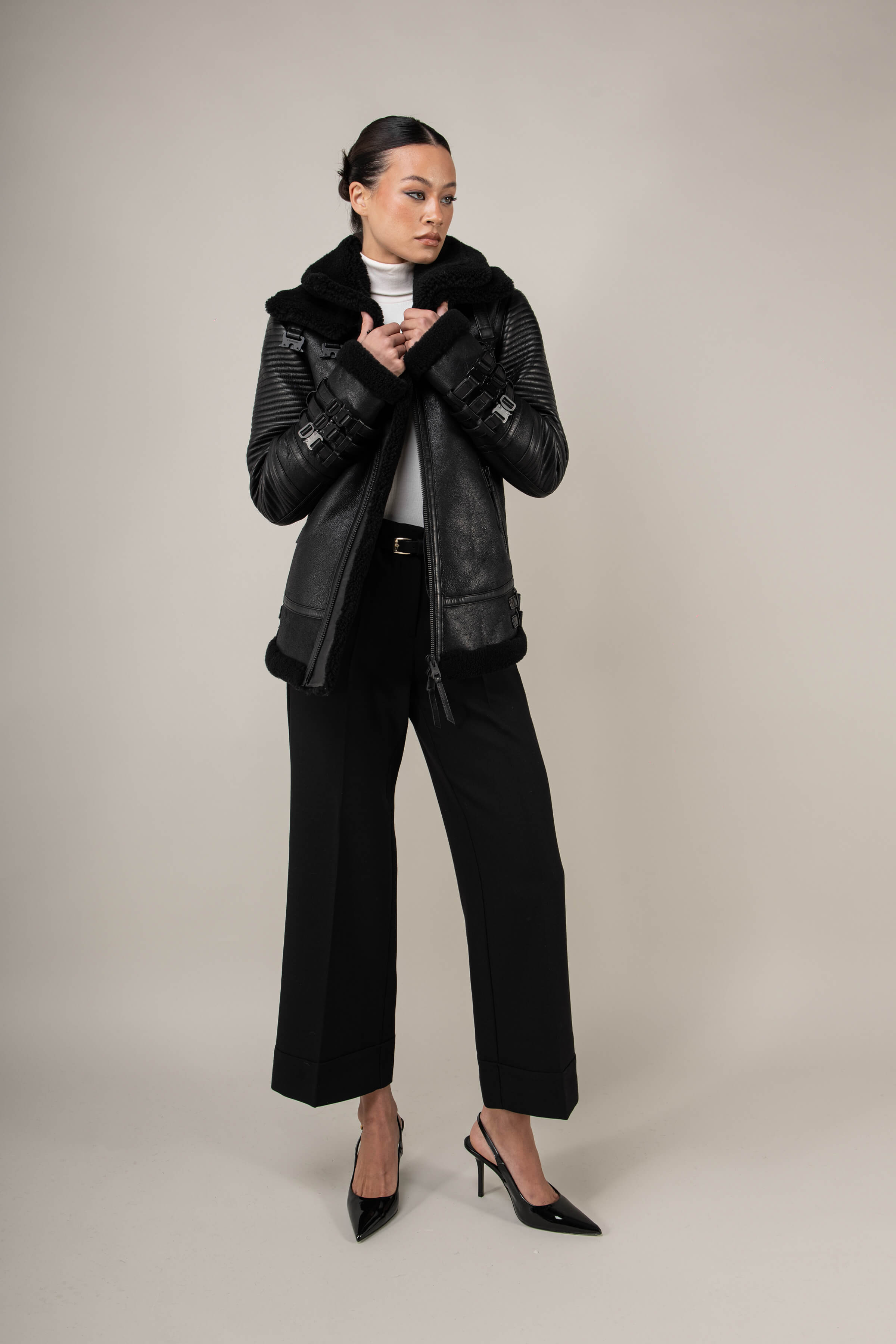 Warrior 3.0 Shearling Jacket (Woman)